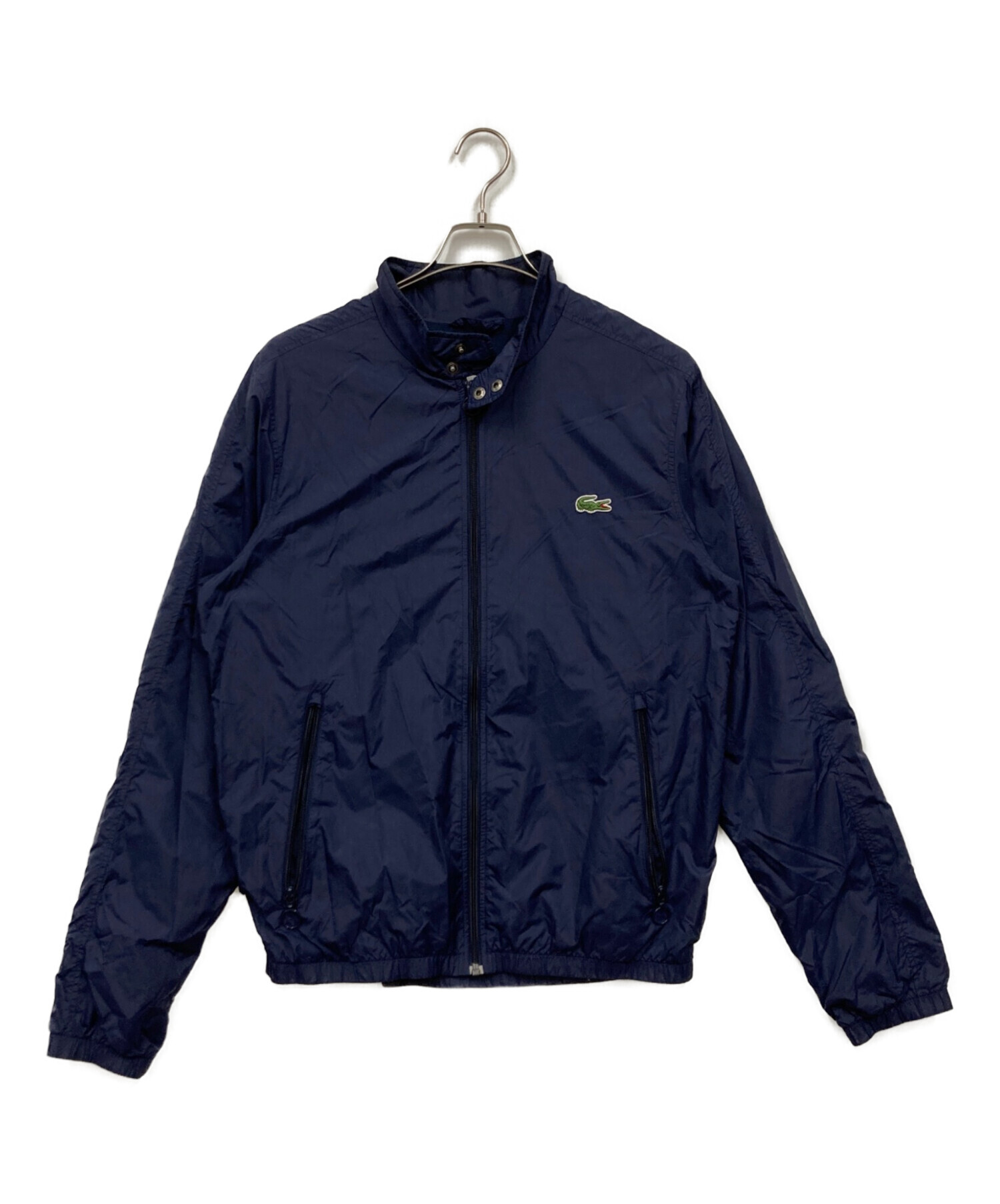 Lacoste ネイビー ナイロンジャケット　ブルゾン　90s 中古・古着通販】LACOSTE (ラコステ) ブルゾン ネイビー サイズ:48