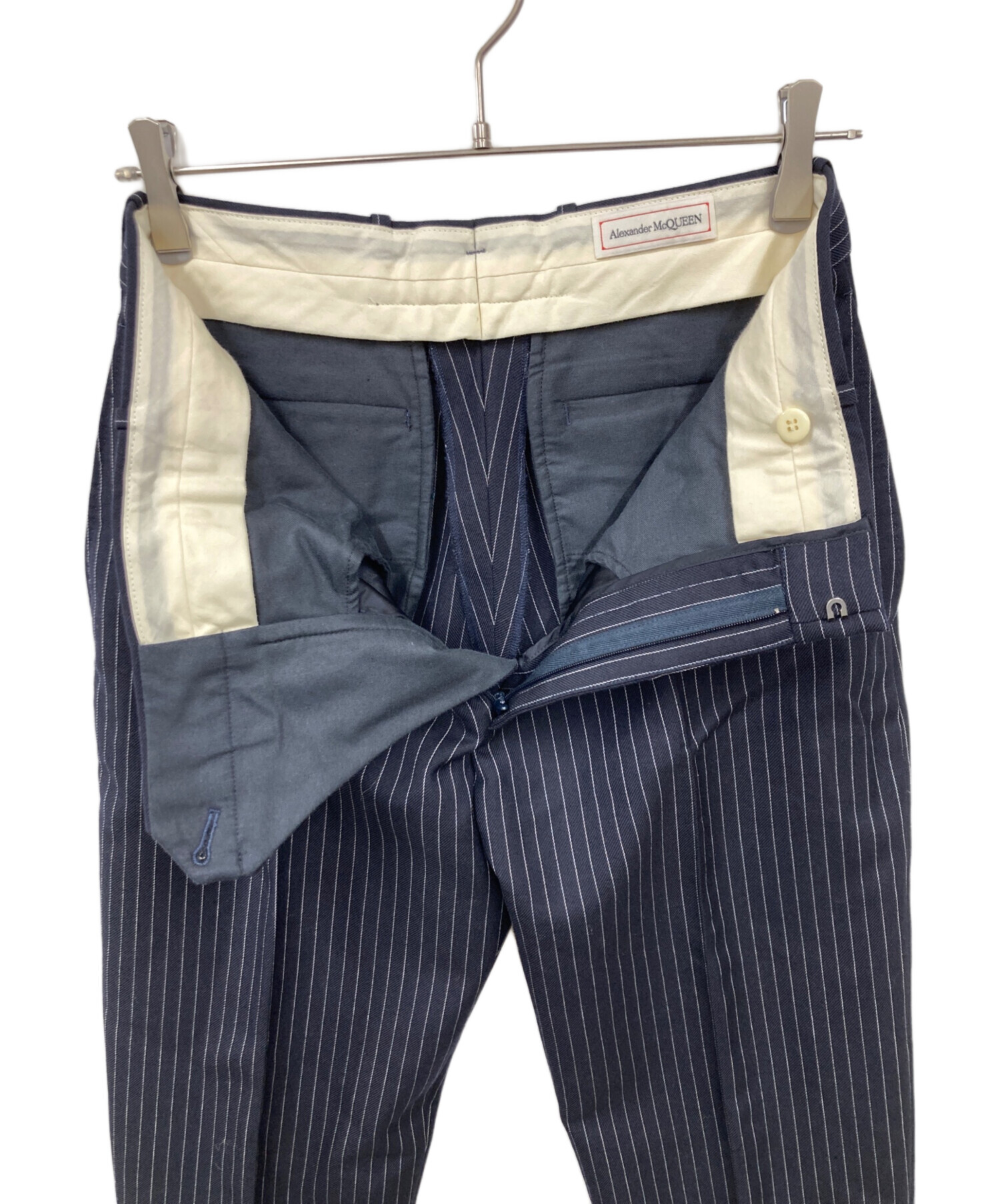 アレキサンダーマックイーン　スラックス　未使用品　タグ付き 中古・古着通販】ALEXANDER McQUEEN (アレキサンダーマックイーン