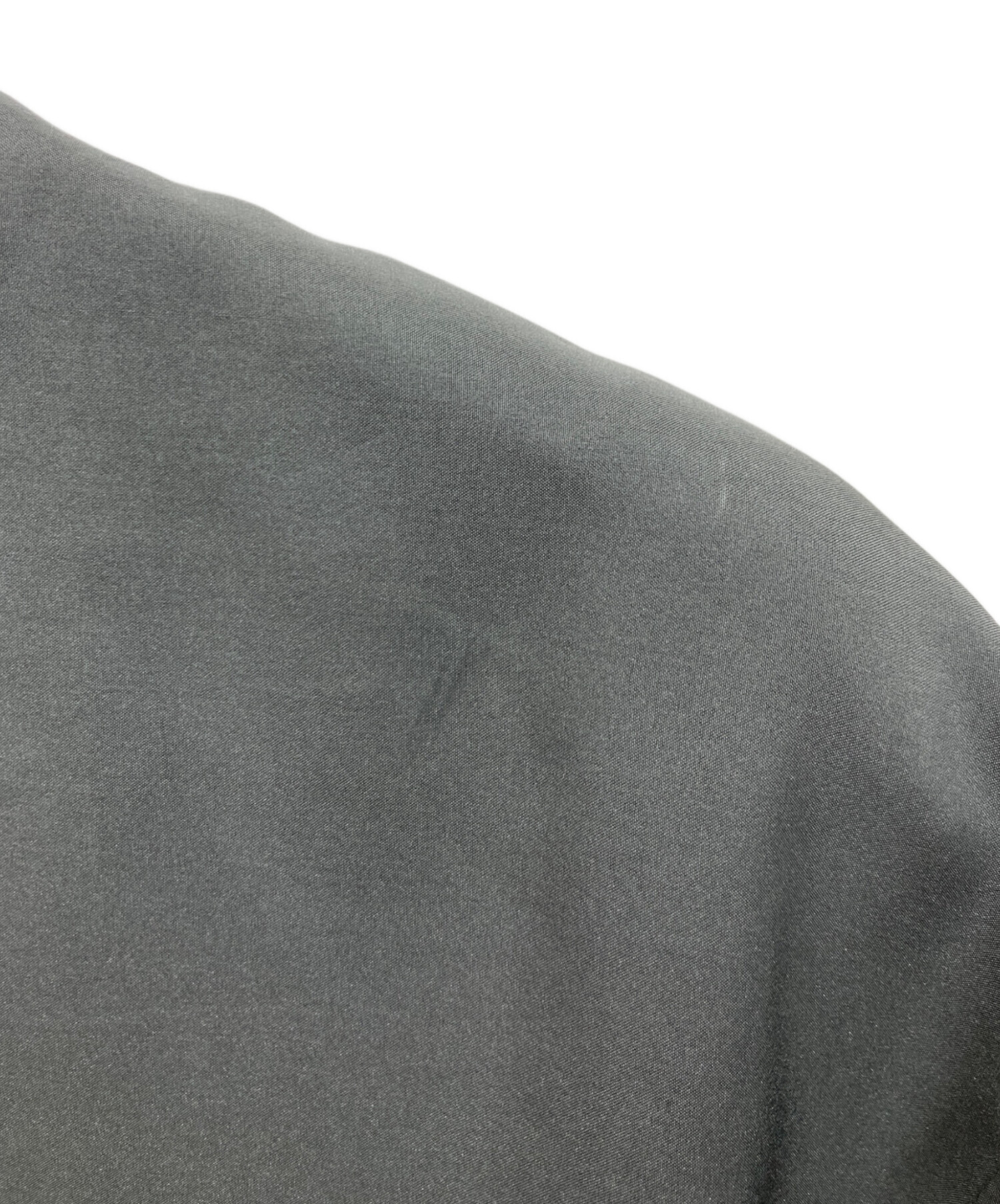 中古・古着通販】ATON (エイトン) シルクシャツワンピース グレー