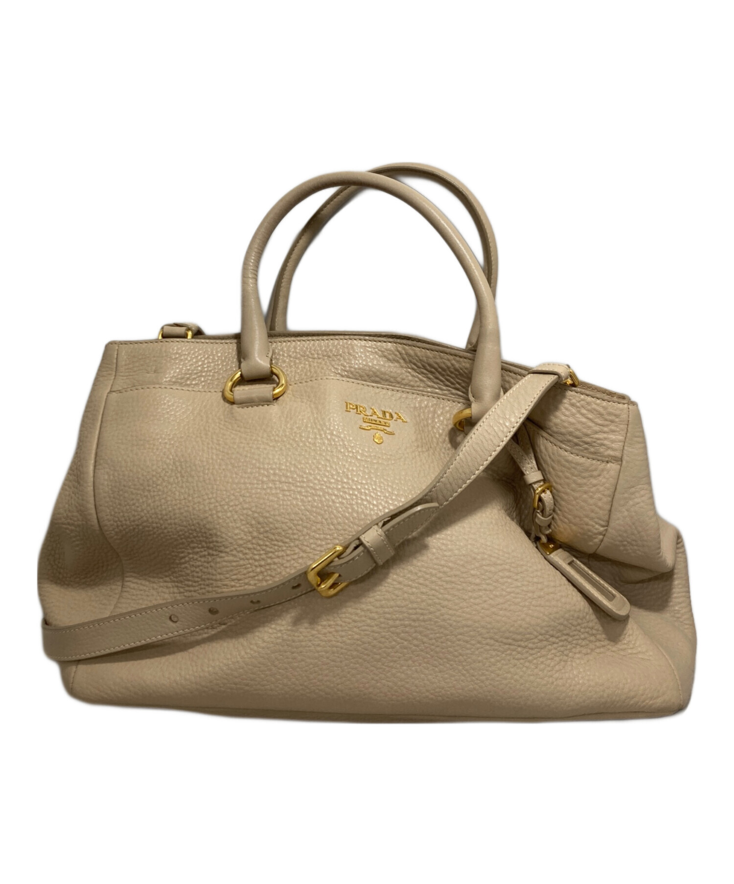 中古・古着通販】PRADA (プラダ) 2WAYバッグ ベージュ｜ブランド・古着