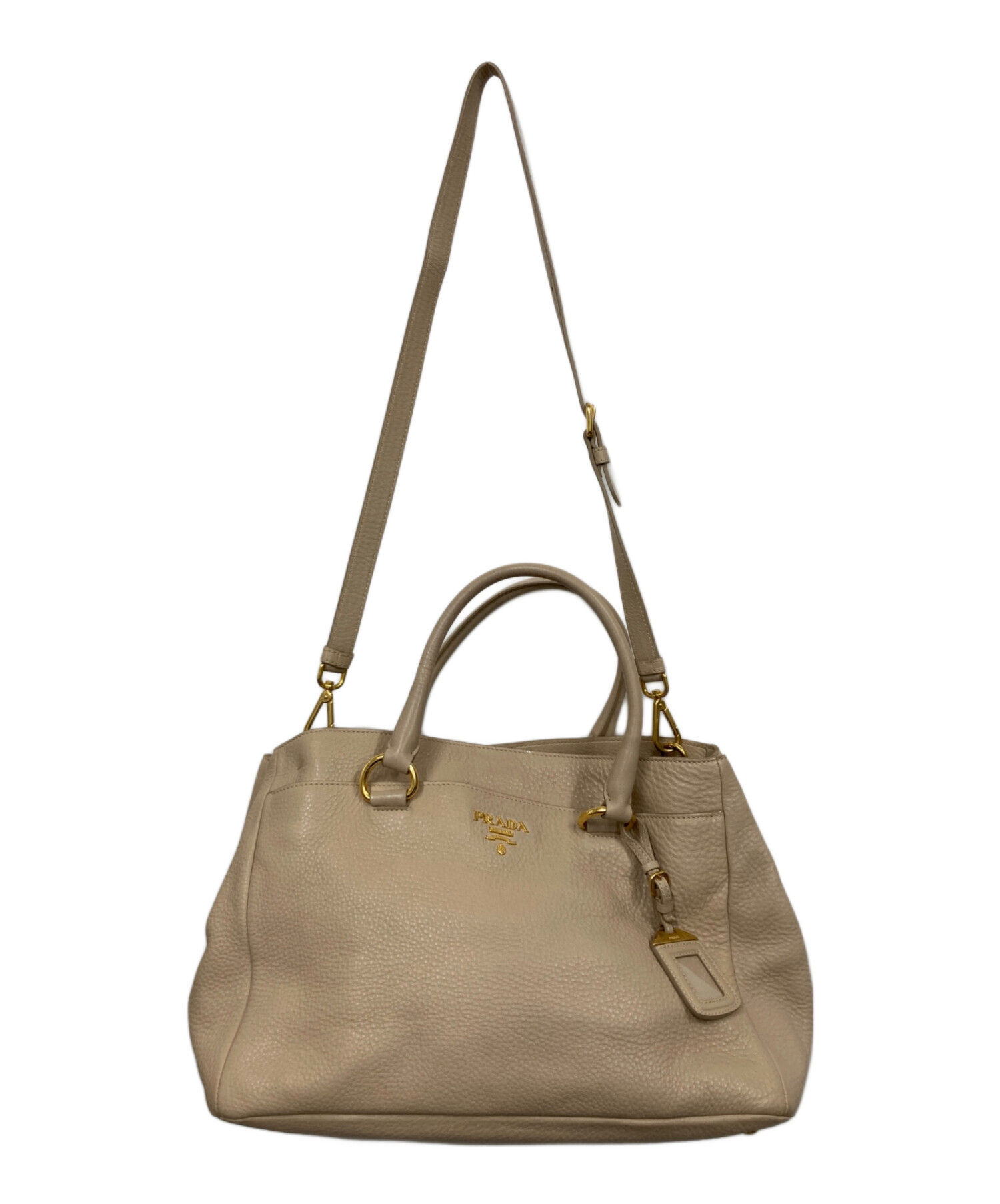 中古・古着通販】PRADA (プラダ) 2WAYバッグ ベージュ｜ブランド・古着