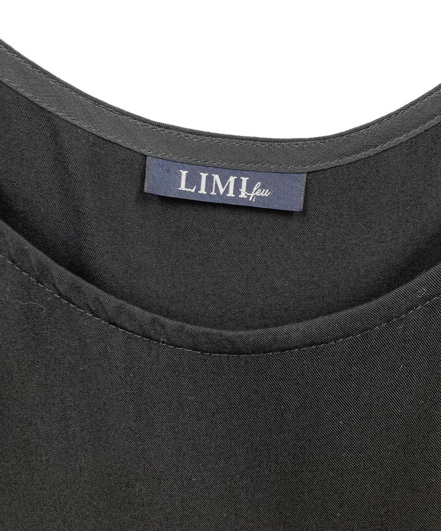 中古・古着通販】LIMI feu (リミフゥ) ワンピース ブラック サイズ:S