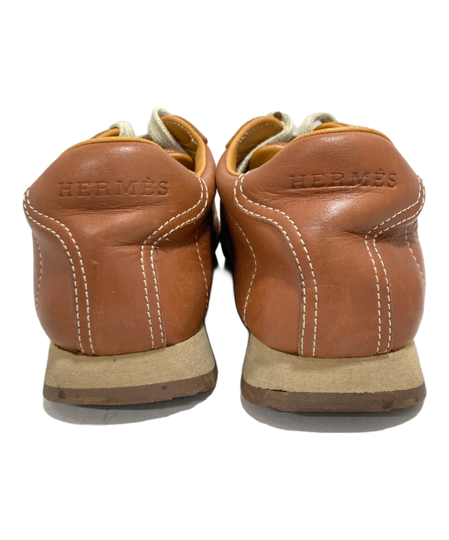 中古・古着通販】HERMES (エルメス) クイックレザースニーカー