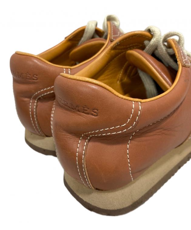 ★激レア★【HERMES】エルメス　クイックレザー　スニーカー　ヴィンテージ ☆激レア☆【HERMES】エルメス クイックレザー スニーカー