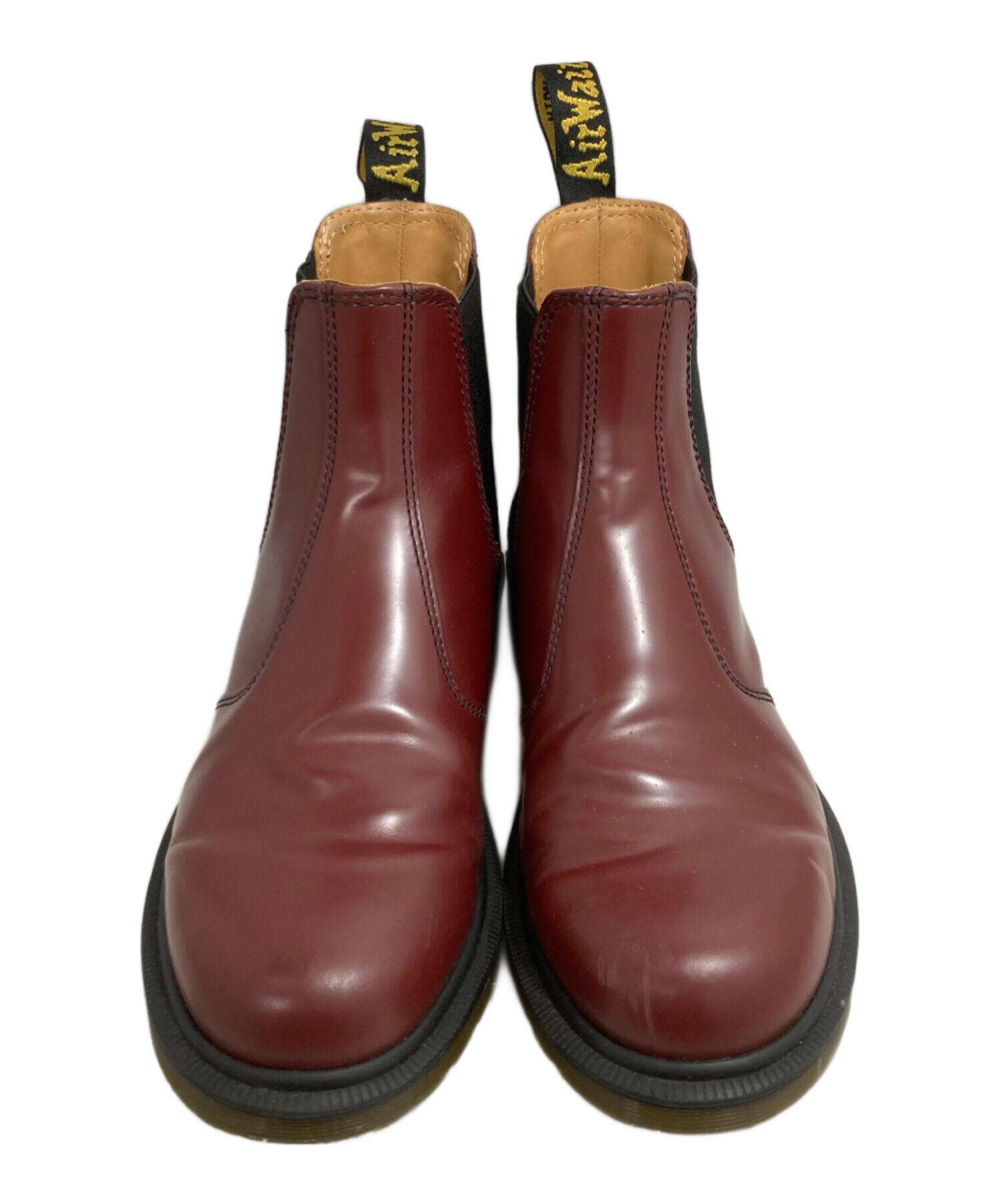 Dr.Ｍartens サイドゴアブーツ バーガンディとブラウン 中古・古着通販】Dr.Martens (ドクターマーチン) サイドゴアブーツ