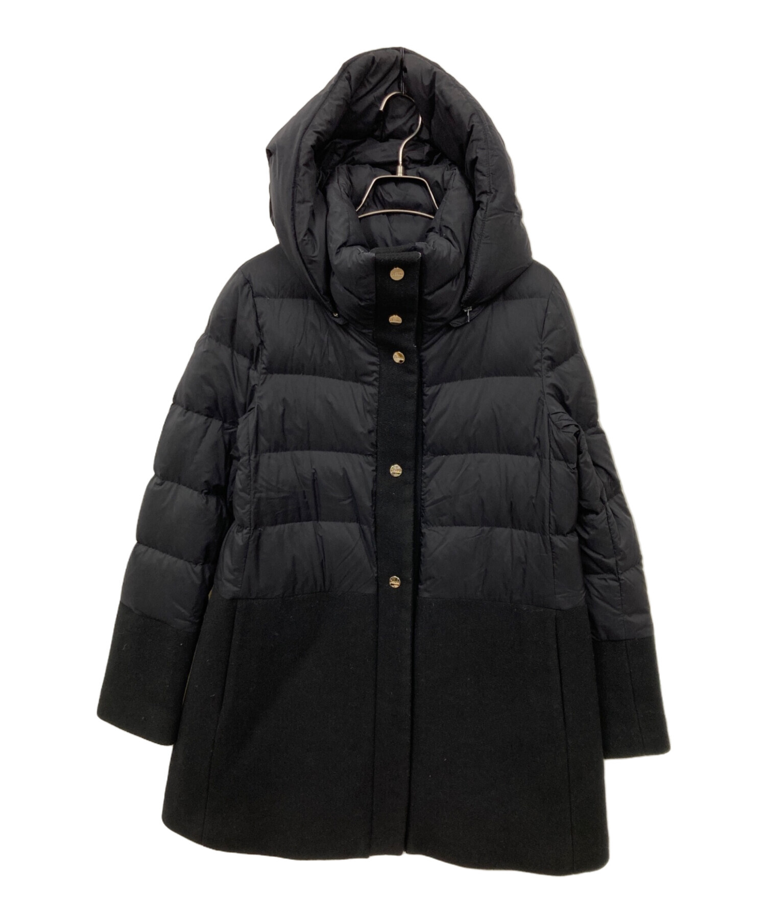 中古・古着通販】HERNO (ヘルノ) ウール×ダウン フーデットダウン 
