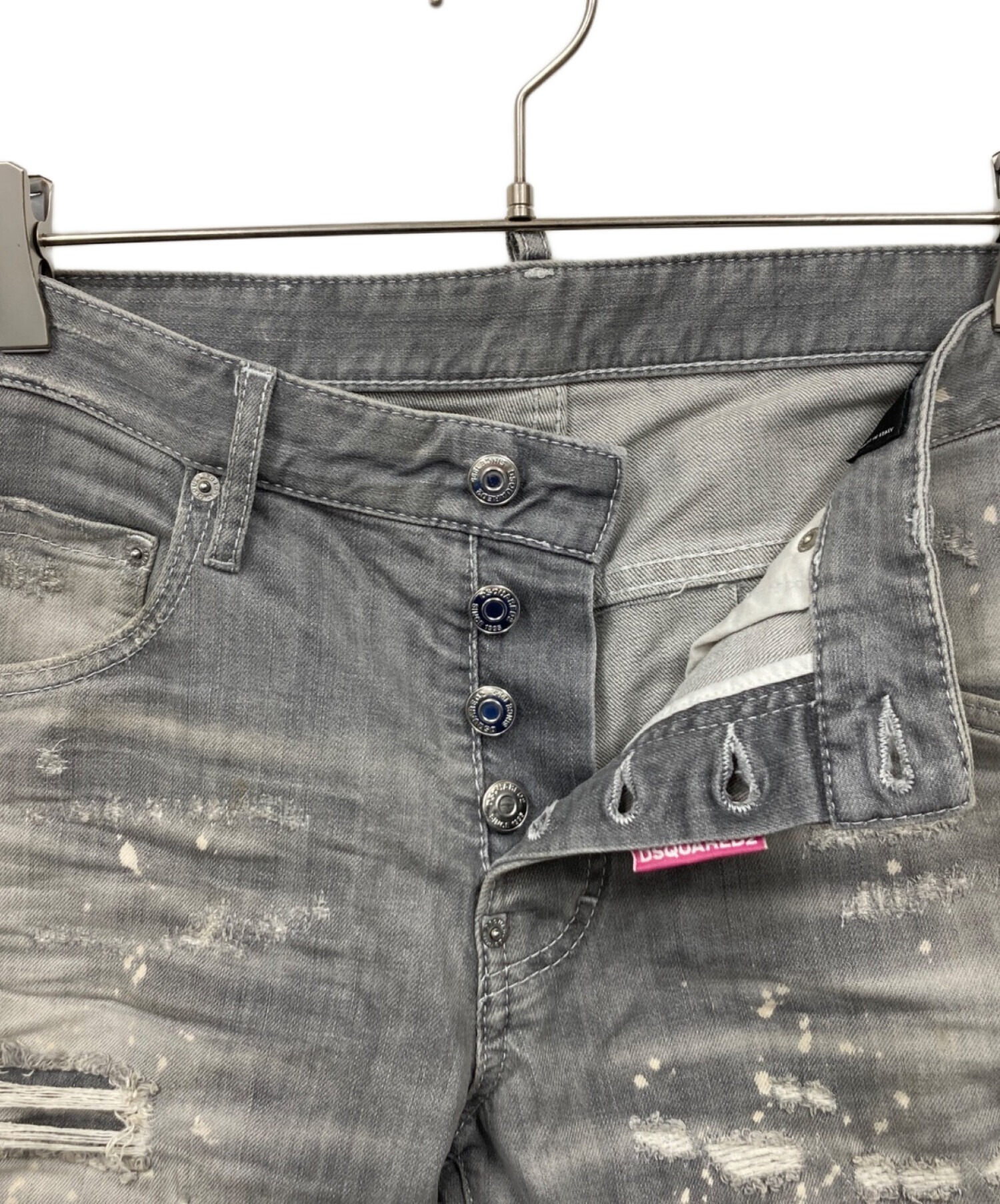 中古・古着通販】DSQUARED2 (ディースクエアード) Skater Jean グレー