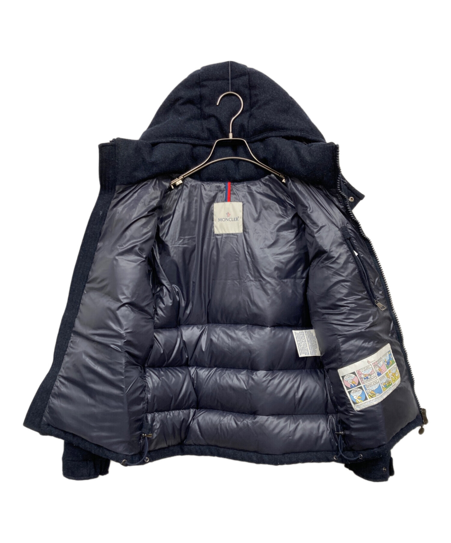 中古・古着通販】MONCLER (モンクレール) ダウンジャケット ネイビー