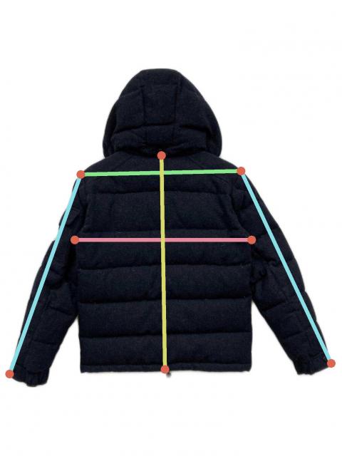 中古・古着通販】MONCLER (モンクレール) ダウンジャケット ネイビー