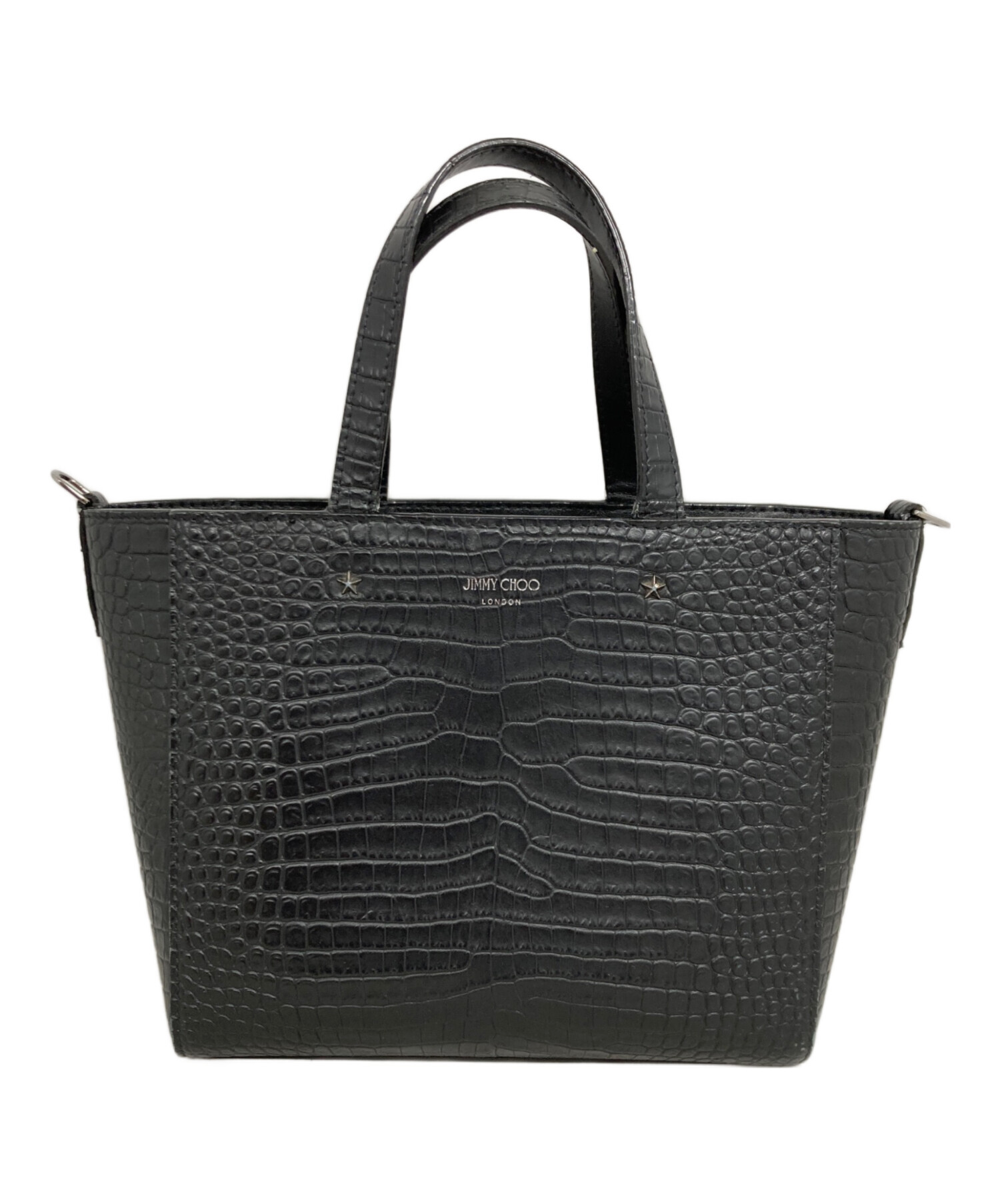 中古・古着通販】JIMMY CHOO (ジミーチュウ) PEGASI/S型押しバッグ