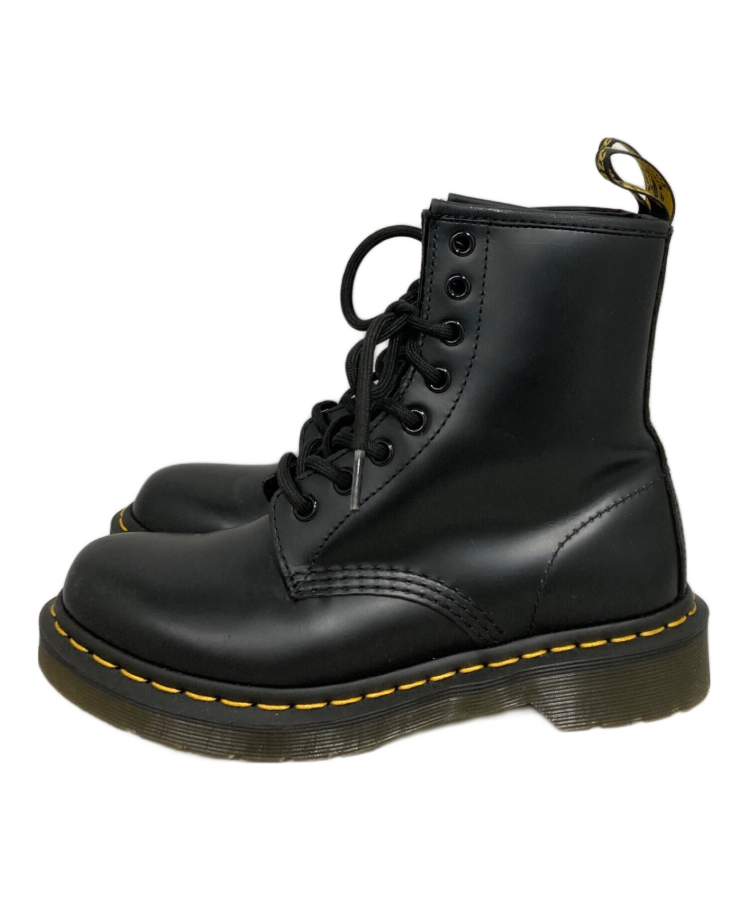 お値下中！ドクターマーチンショートブーツ8ホールUK4ブラック 中古・古着通販】Dr.Martens (ドクターマーチン) 8ホールブーツ
