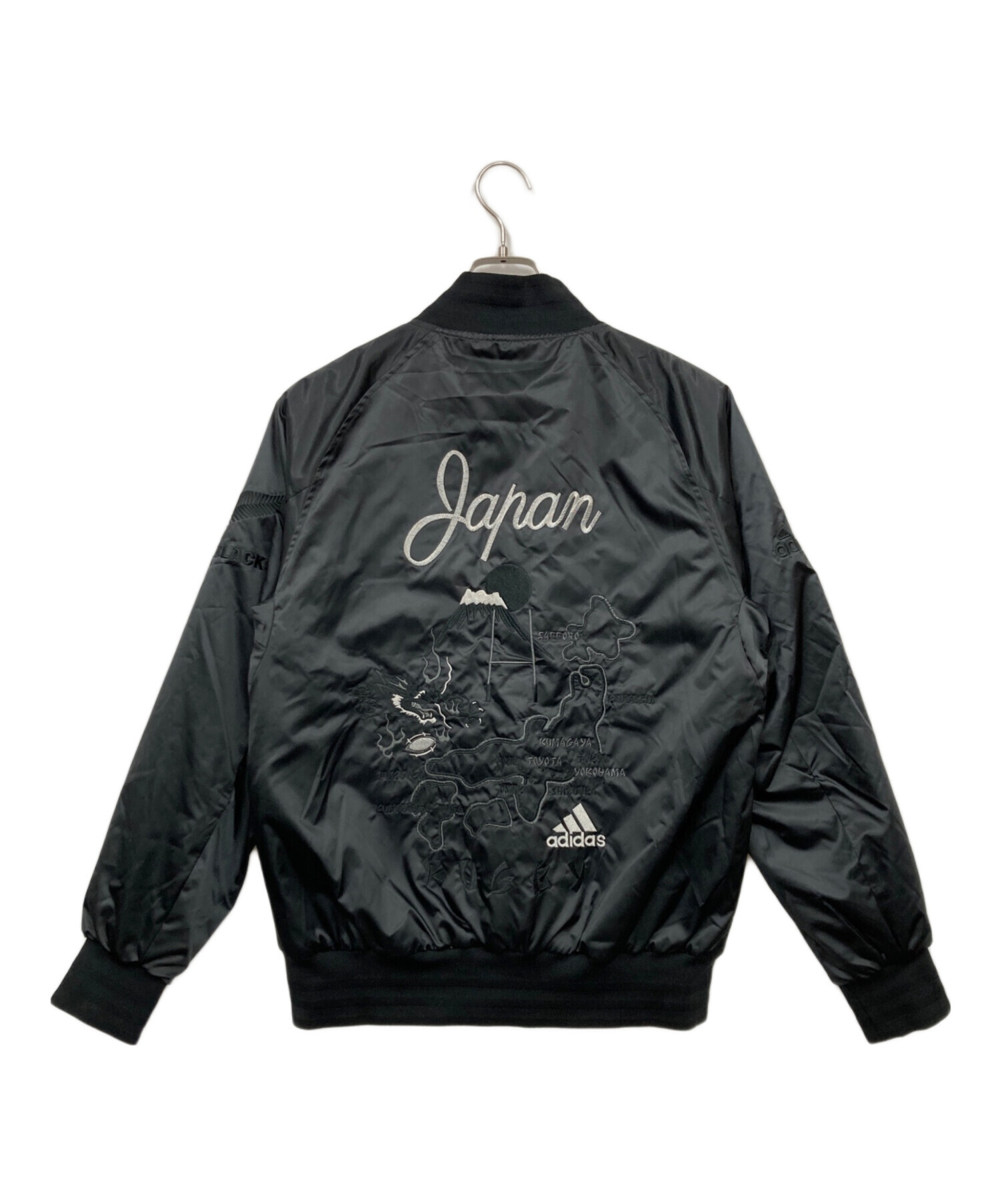 【adidas アディダス】スカジャン オールブラックスコラボ　限定品 中古・古着通販】adidas (アディダス) オールブラックス スカジャン