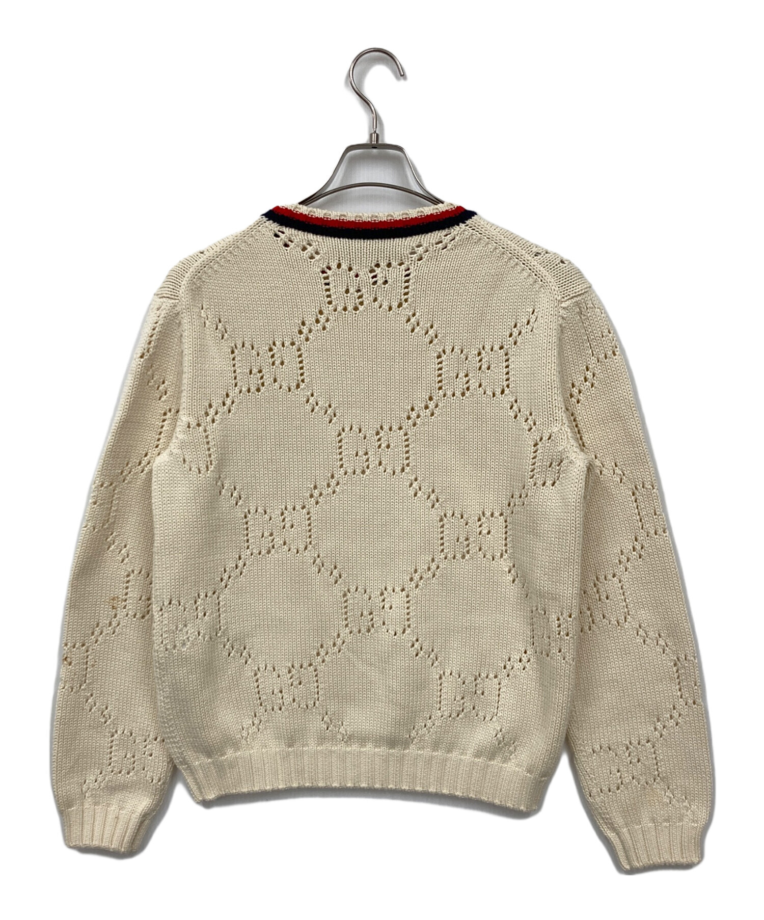 中古・古着通販】GUCCI (グッチ) ニット ベージュ サイズ:XS｜ブランド