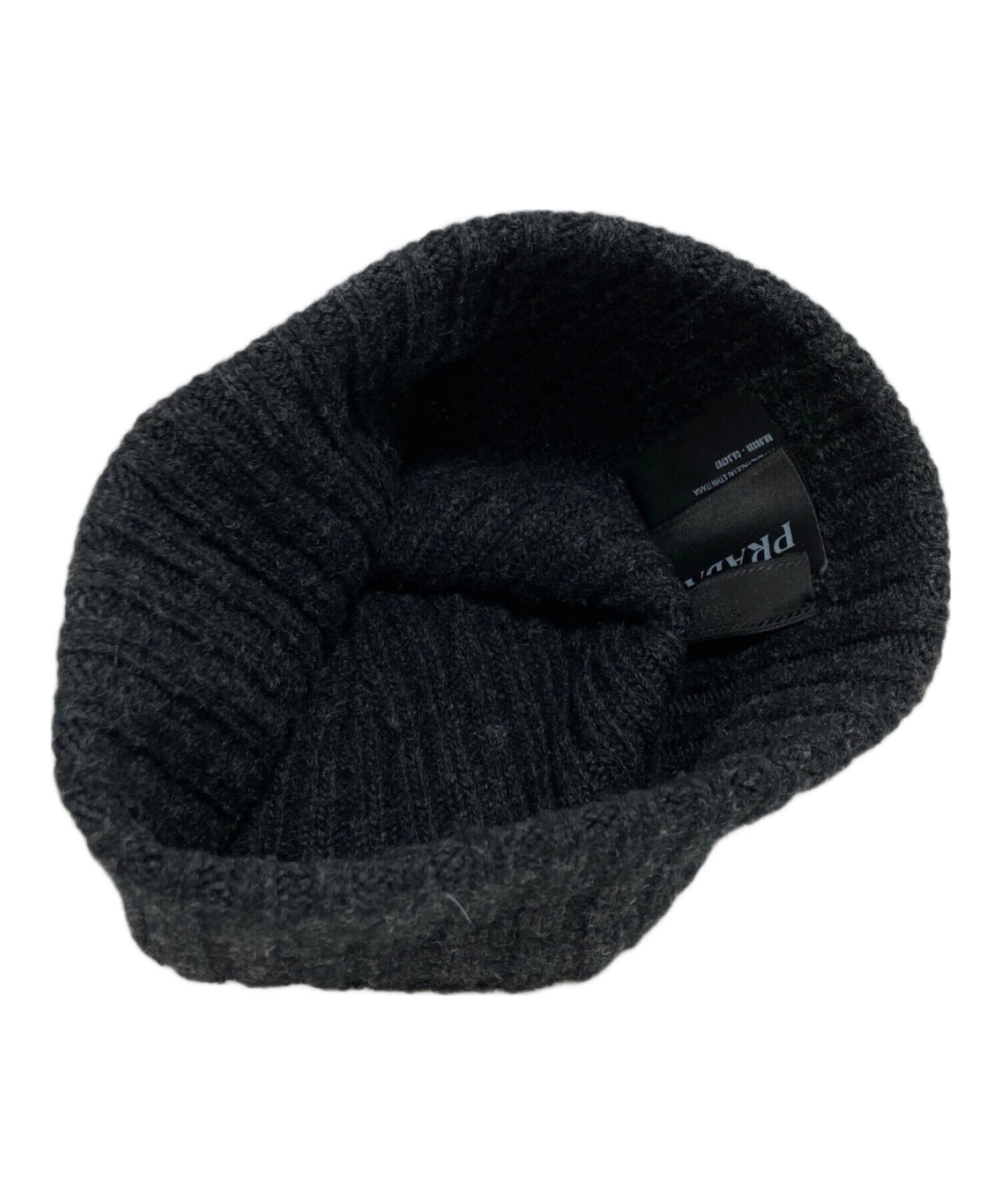 中古・古着通販】PRADA (プラダ) ニット帽 グレー｜ブランド・古着通販