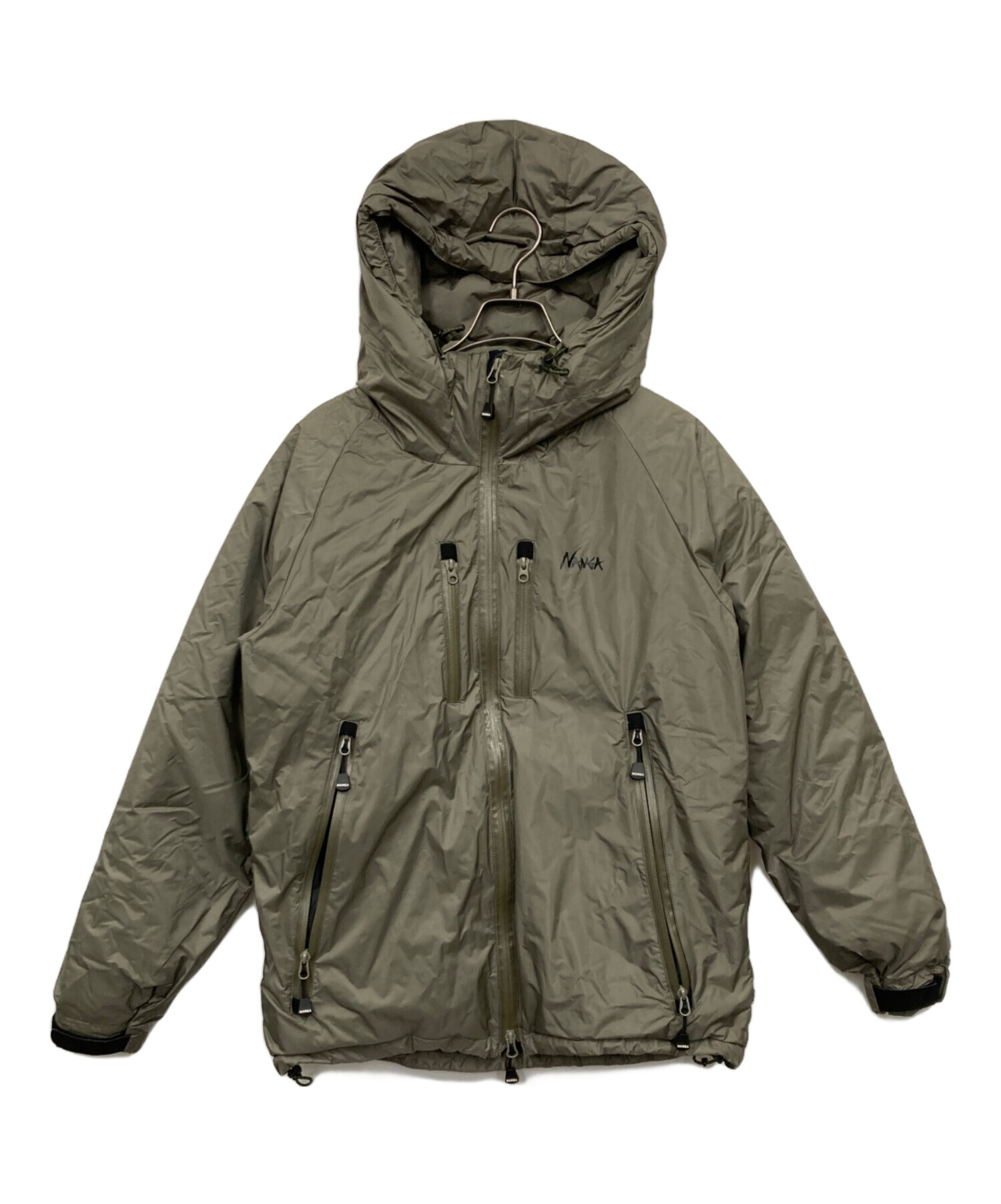 中古・古着通販】NANGA (ナンガ) ダウンジャケット カーキ サイズ:L