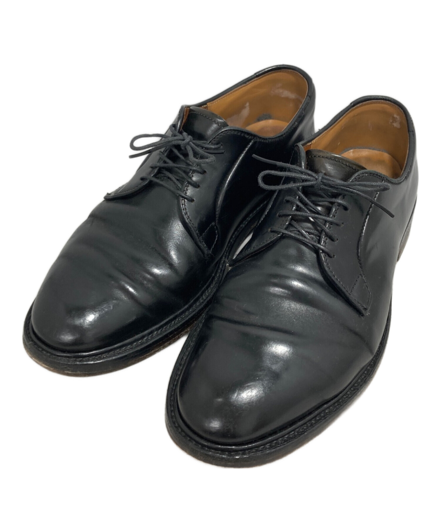 中古・古着通販】Alden (オールデン) ブラックコードバン プレーントゥ