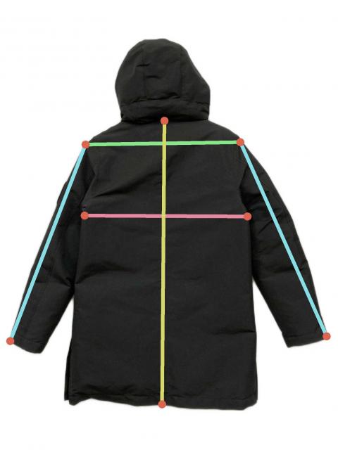 中古・古着通販】COACH (コーチ) ダウンモッズコート ブラック サイズ