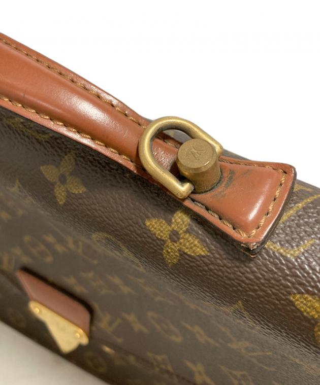 Louis Vuitton ブリーフケース ブラウン 中古・古着通販】LOUIS VUITTON (ルイ ヴィトン) ブリーフケース