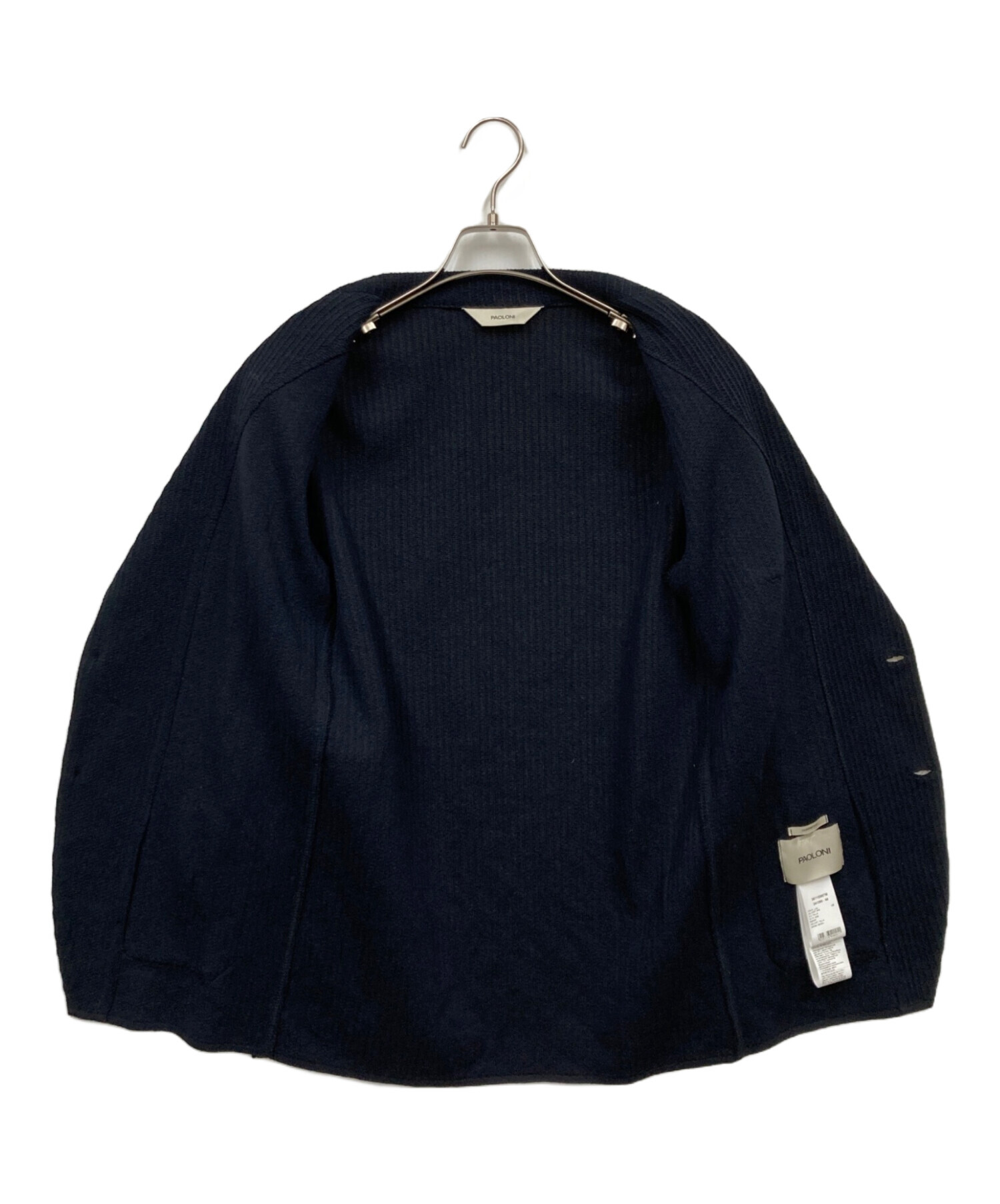 中古・古着通販】PAOLONI (パオローニ) テーラードジャケット ネイビー