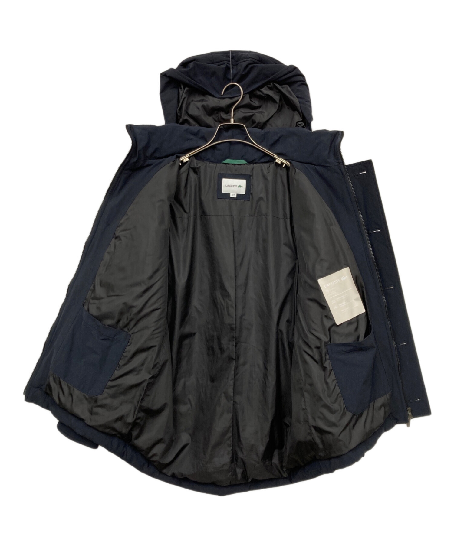 中古・古着通販】LACOSTE (ラコステ) 中綿ジャケット ネイビー サイズ