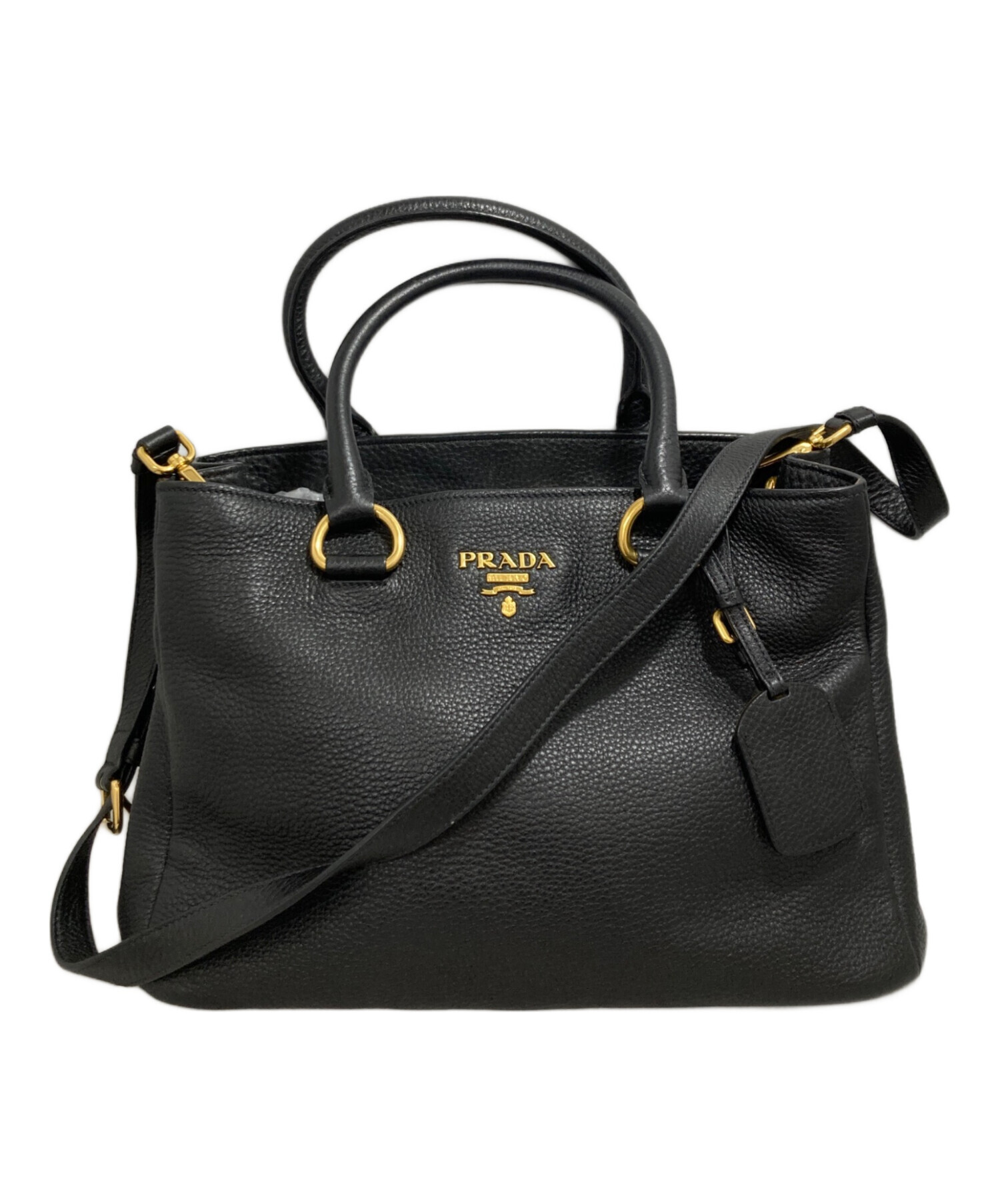 中古・古着通販】PRADA (プラダ) 2wayハンドバッグ ブラック｜ブランド