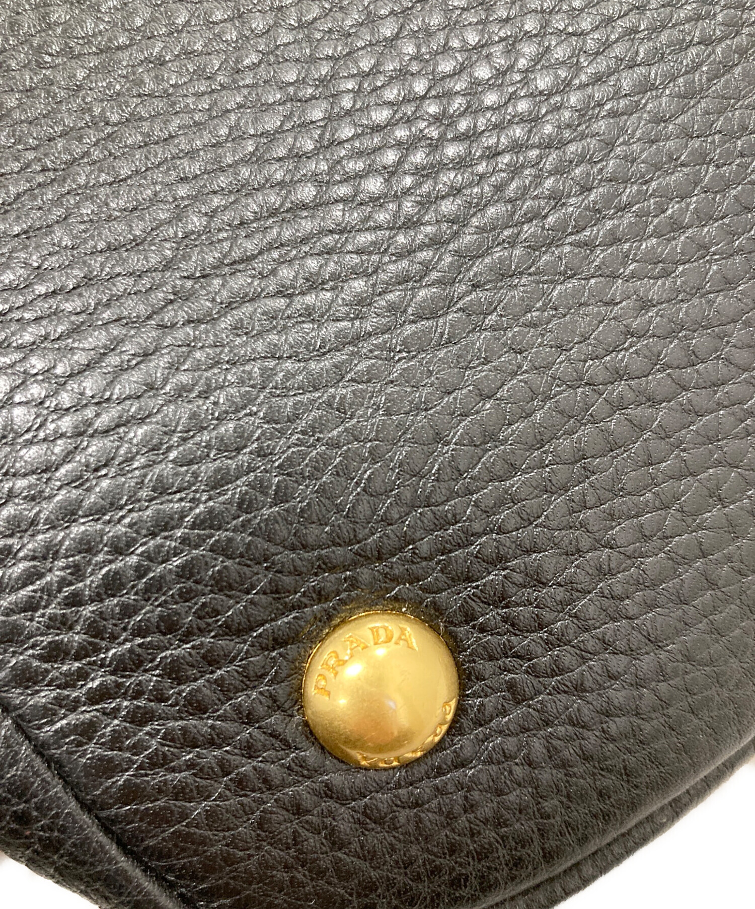プラダ 2WAYハンド  BN2887【Aランク】【中古】 プラダ2WAY 白/ベージュ ゴールド金具 レディース キャンバス