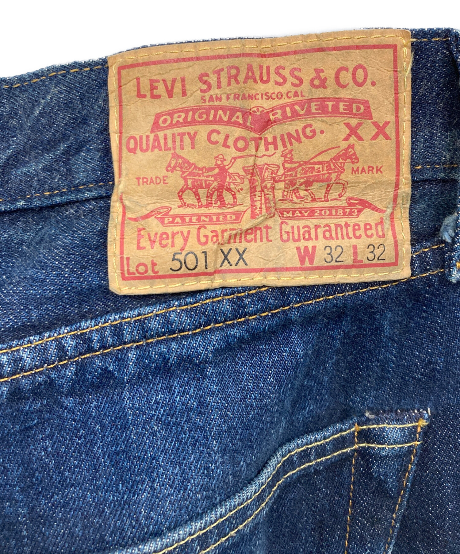 中古・古着通販】LEVI'S (リーバイス) デニムパンツ インディゴ サイズ
