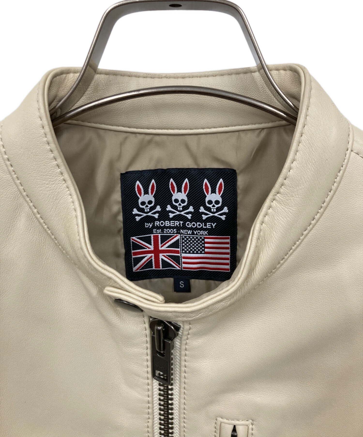 中古・古着通販】Psycho Bunny (サイコ バニー) シープレザー