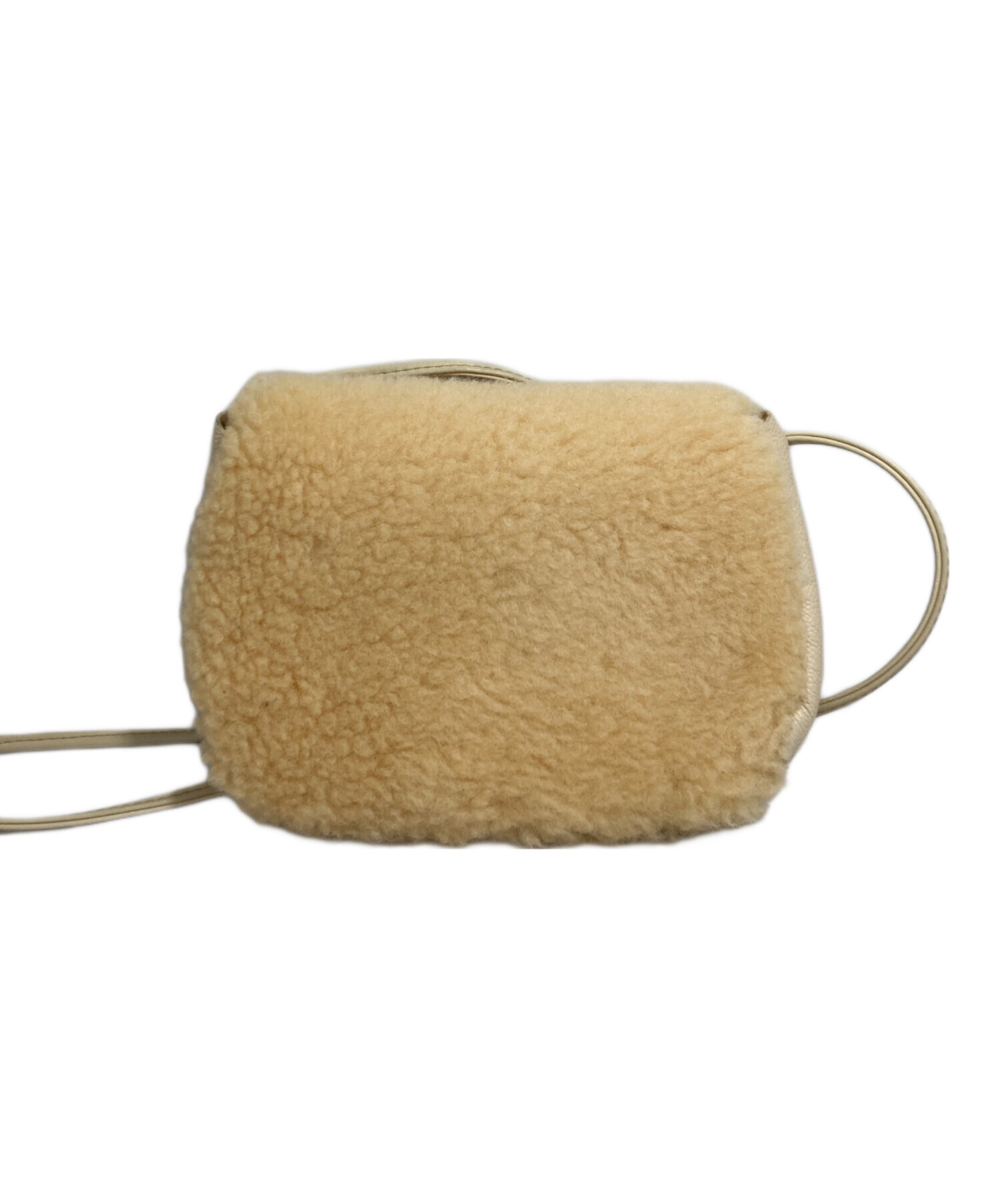 uggムートンショルダーバッグ 中古・古着通販】UGG (アグ) ムートンショルダーバッグ ベージュ