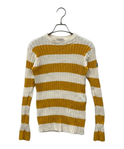 中古・古着通販】MONCLER (モンクレール) ニットフーディ イエロー