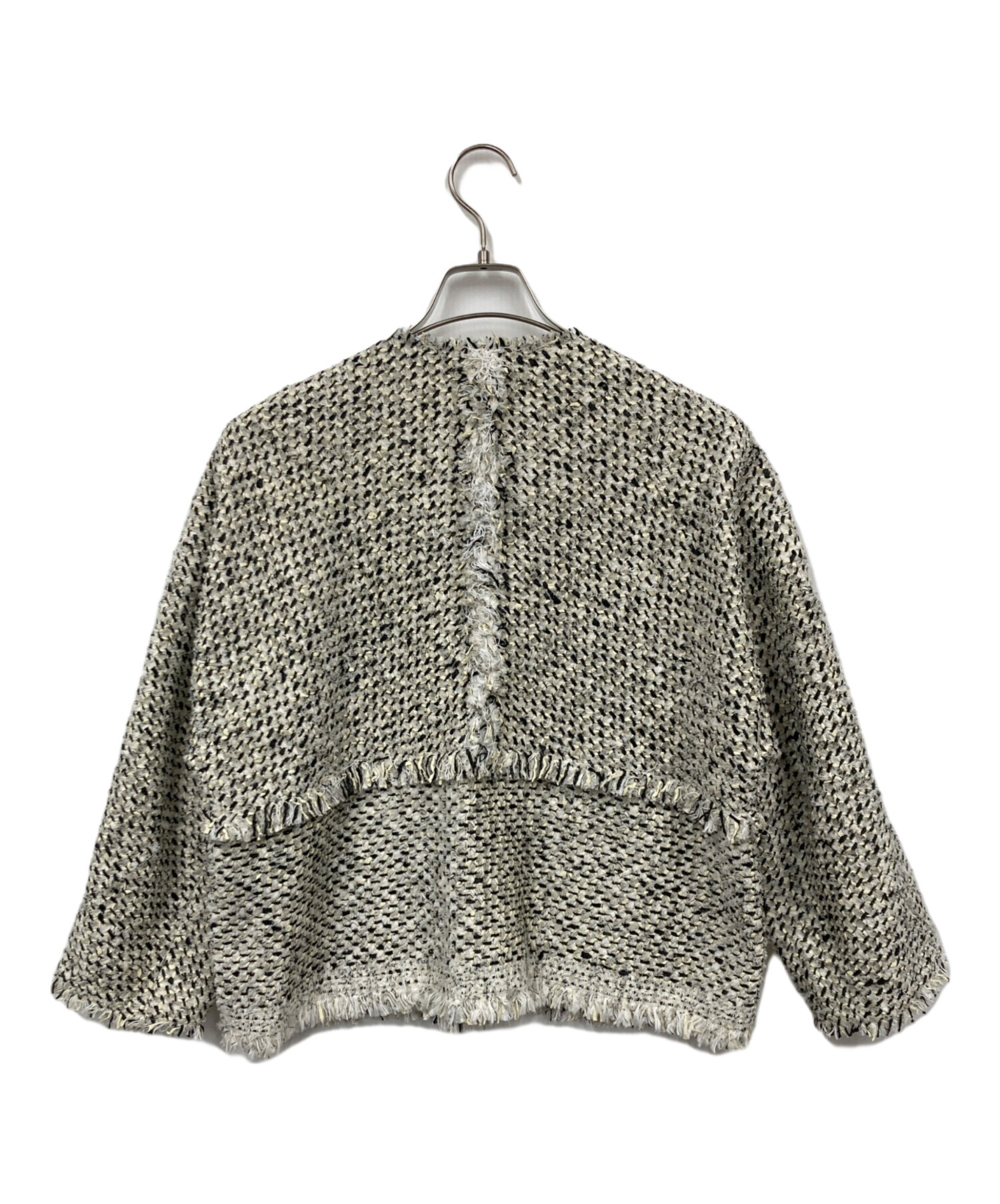 中古・古着通販】DRAWER (ドゥロワー) ジャケット ホワイト サイズ:36