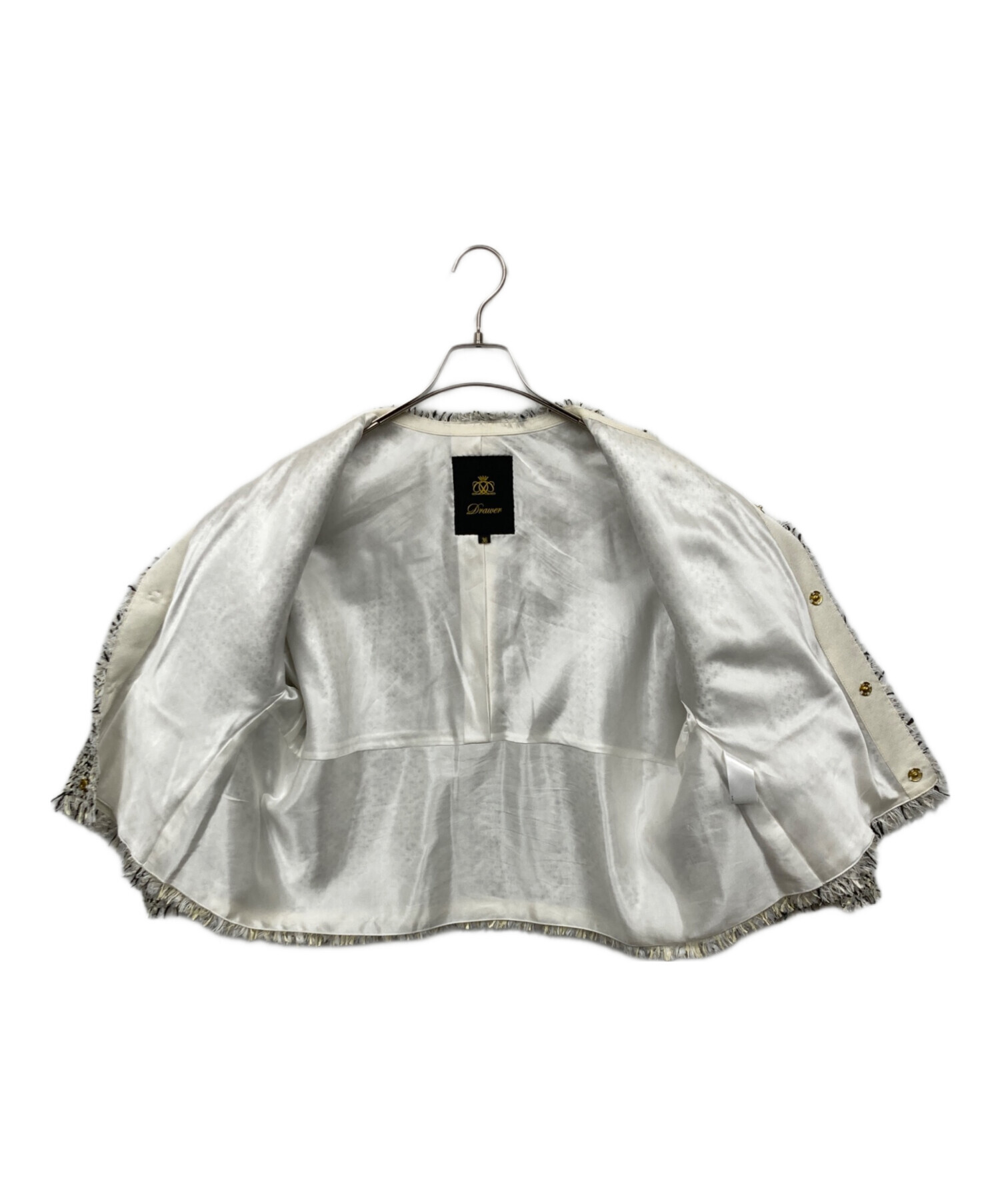 中古・古着通販】DRAWER (ドゥロワー) ジャケット ホワイト サイズ:36