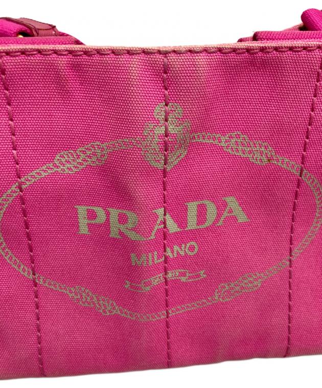 中古・古着通販】PRADA (プラダ) カナパ2wayミニトートバッグ ピンク