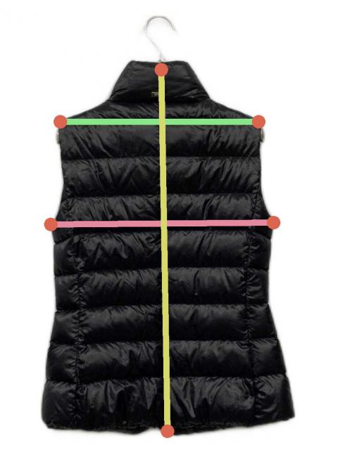 未使用 ヘルノダウンベスト 40 中古・古着通販】HERNO (ヘルノ) ダウンベスト ブラック サイズ:40
