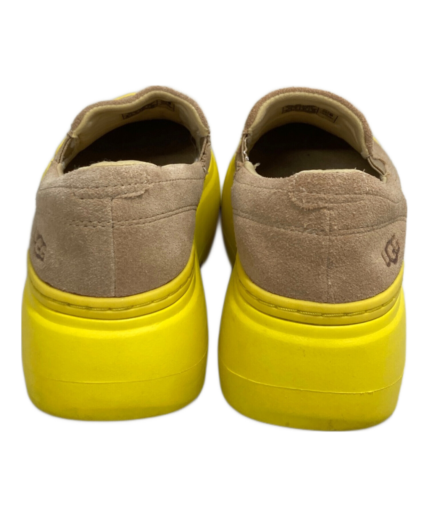 中古・古着通販】ugg (アグ) MARIN MEGA SLIP ON イエロー×ブラウン
