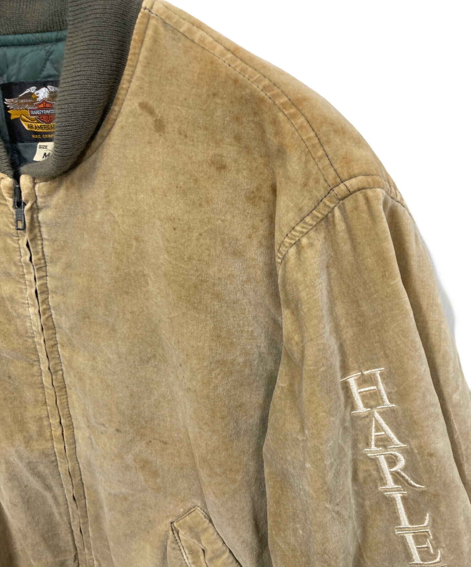 中古・古着通販】HARLEY-DAVIDSON (ハーレーダビッドソン) ベロア 中古・古着通販】HARLEY-DAVIDSON (ハーレーダビッドソン) ベロア