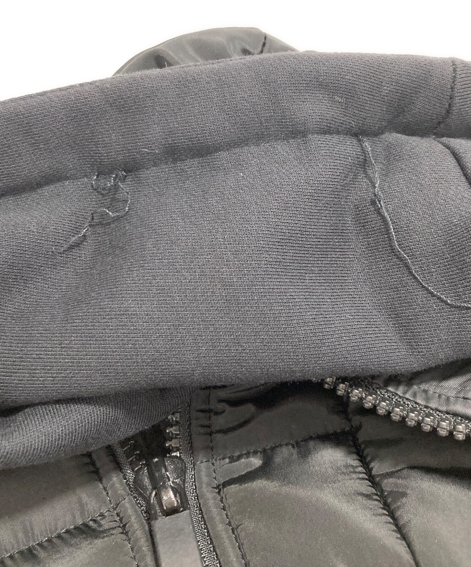 美品✨ディーゼル　現行タグ　中綿切替　パーカー　キルティング　グレー　XL相当 美品✨ディーゼル 現行タグ 中綿切替 パーカー キルティング グレー XL