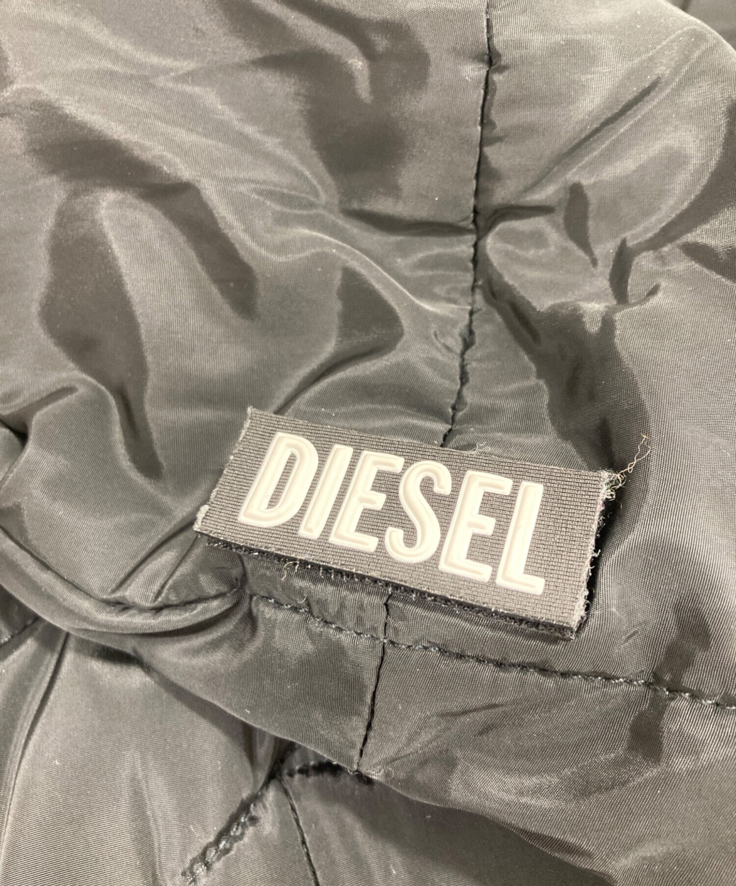 中古・古着通販】DIESEL (ディーゼル) 切替パーカー ブラック サイズ:M