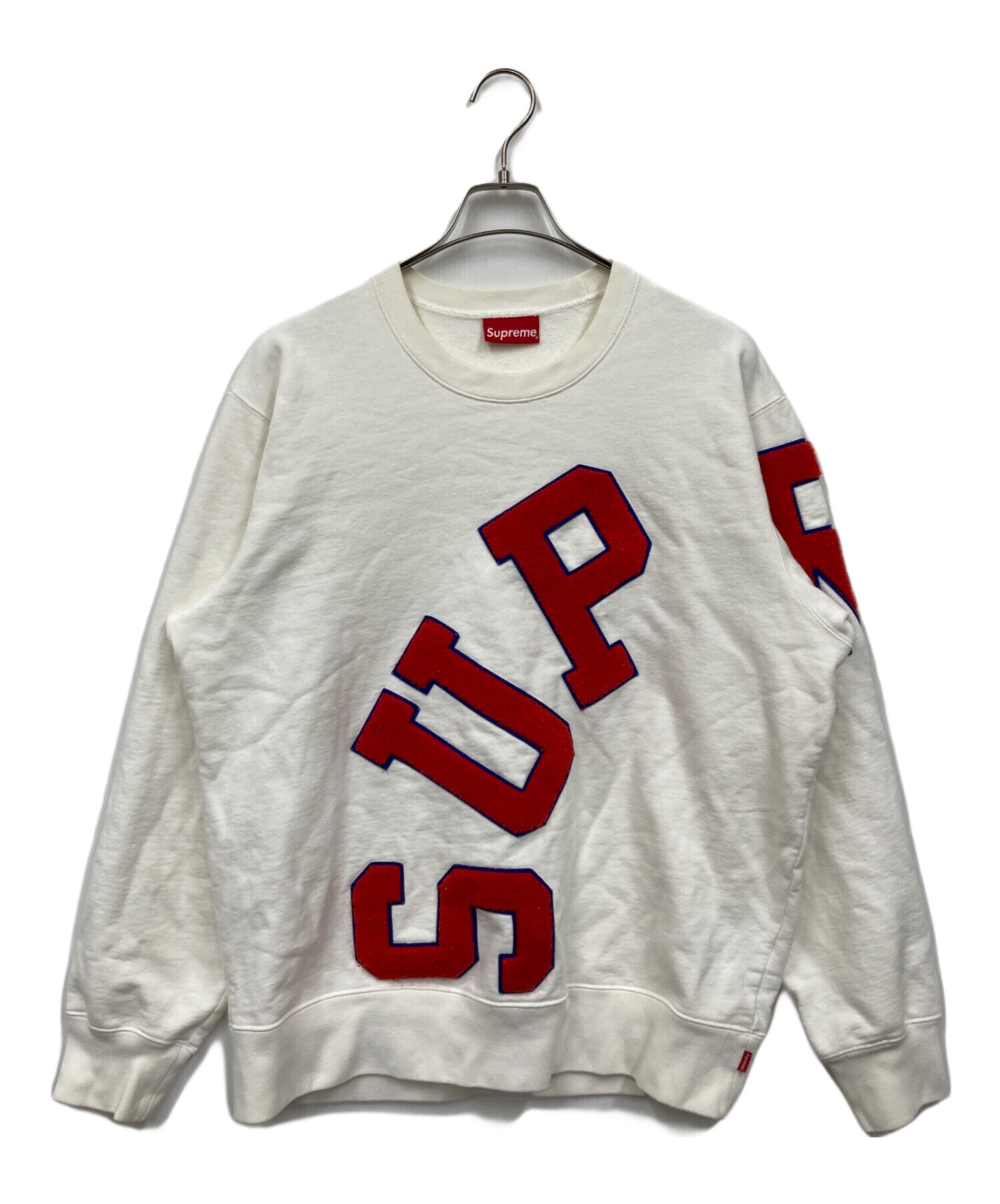中古・古着通販】Supreme (シュプリーム) BIG ARC CREWNECK ホワイト