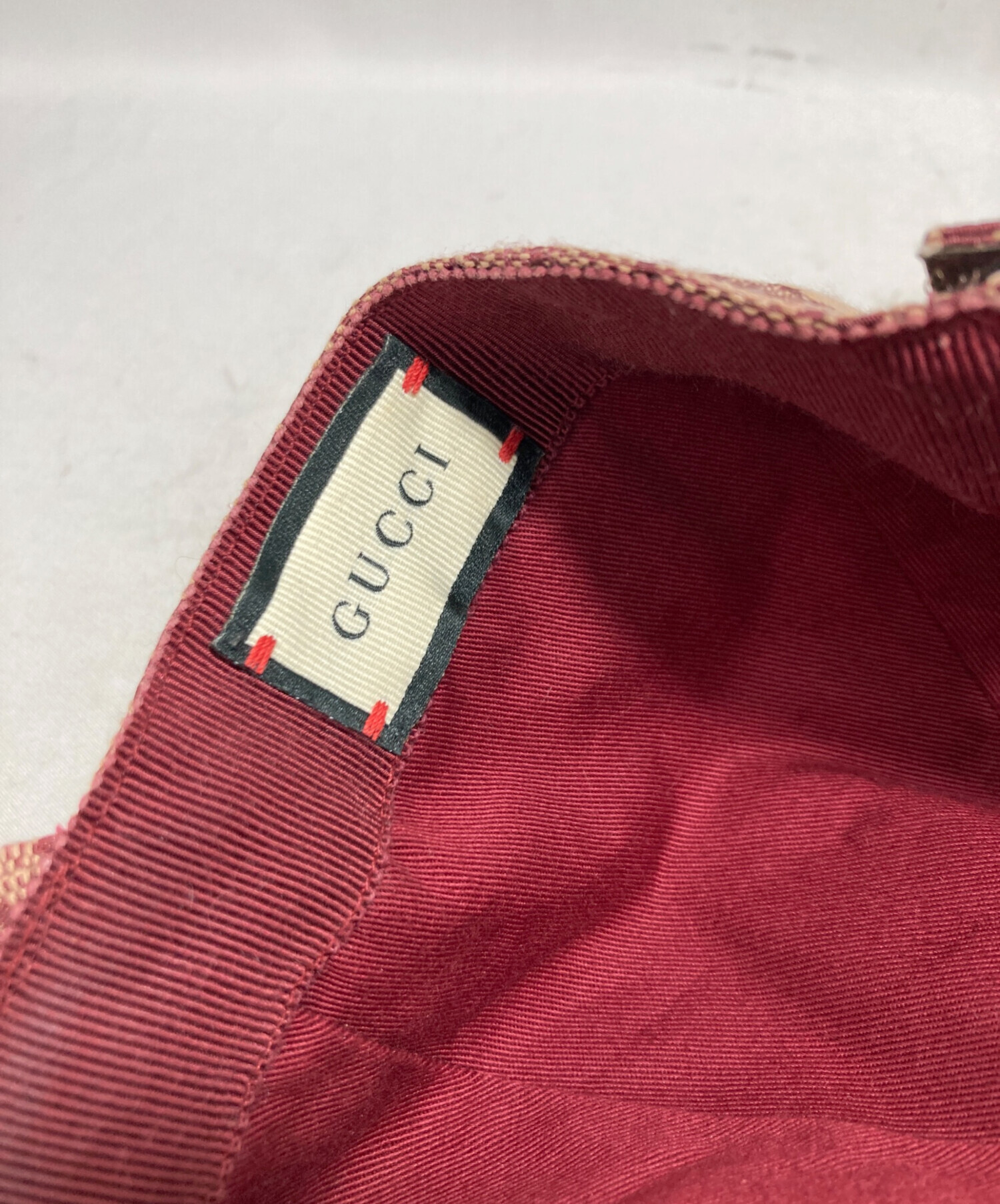 中古・古着通販】GUCCI (グッチ) GGキャンバス ロゴ ベースボール