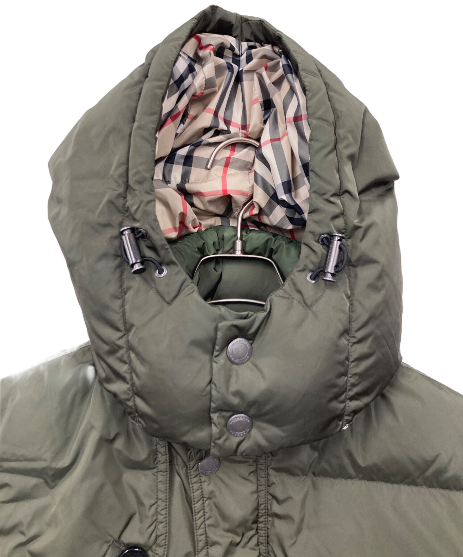 中古・古着通販】BURBERRY (バーバリー) ダウンジャケット グリーン