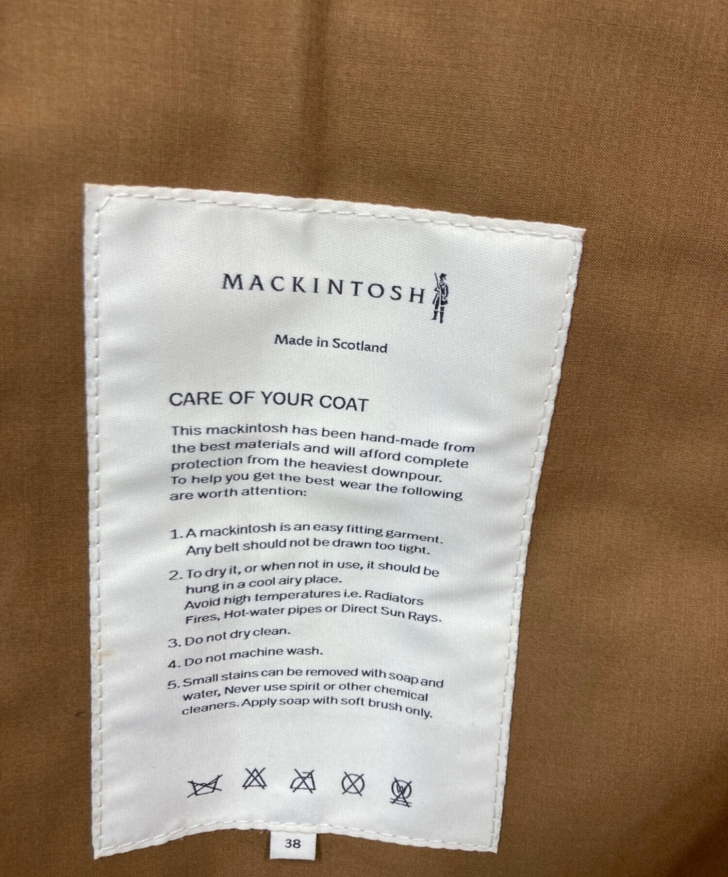 中古・古着通販】MACKINTOSH (マッキントッシュ) ゴム引きコート