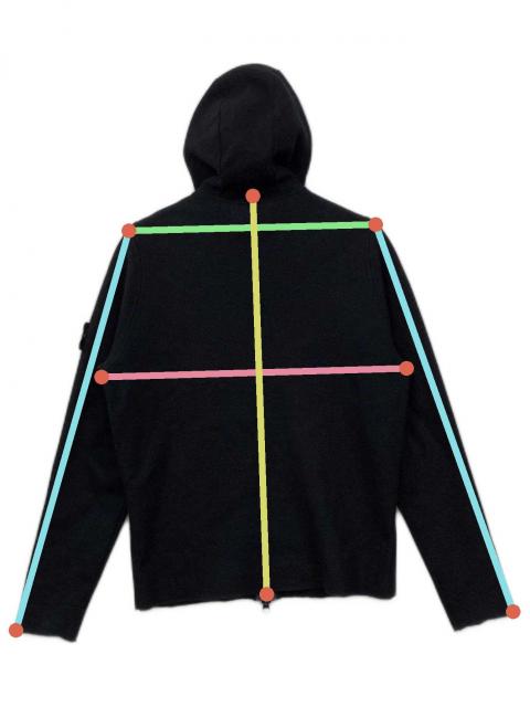 中古・古着通販】STONE ISLAND (ストーンアイランド) ジップパーカー