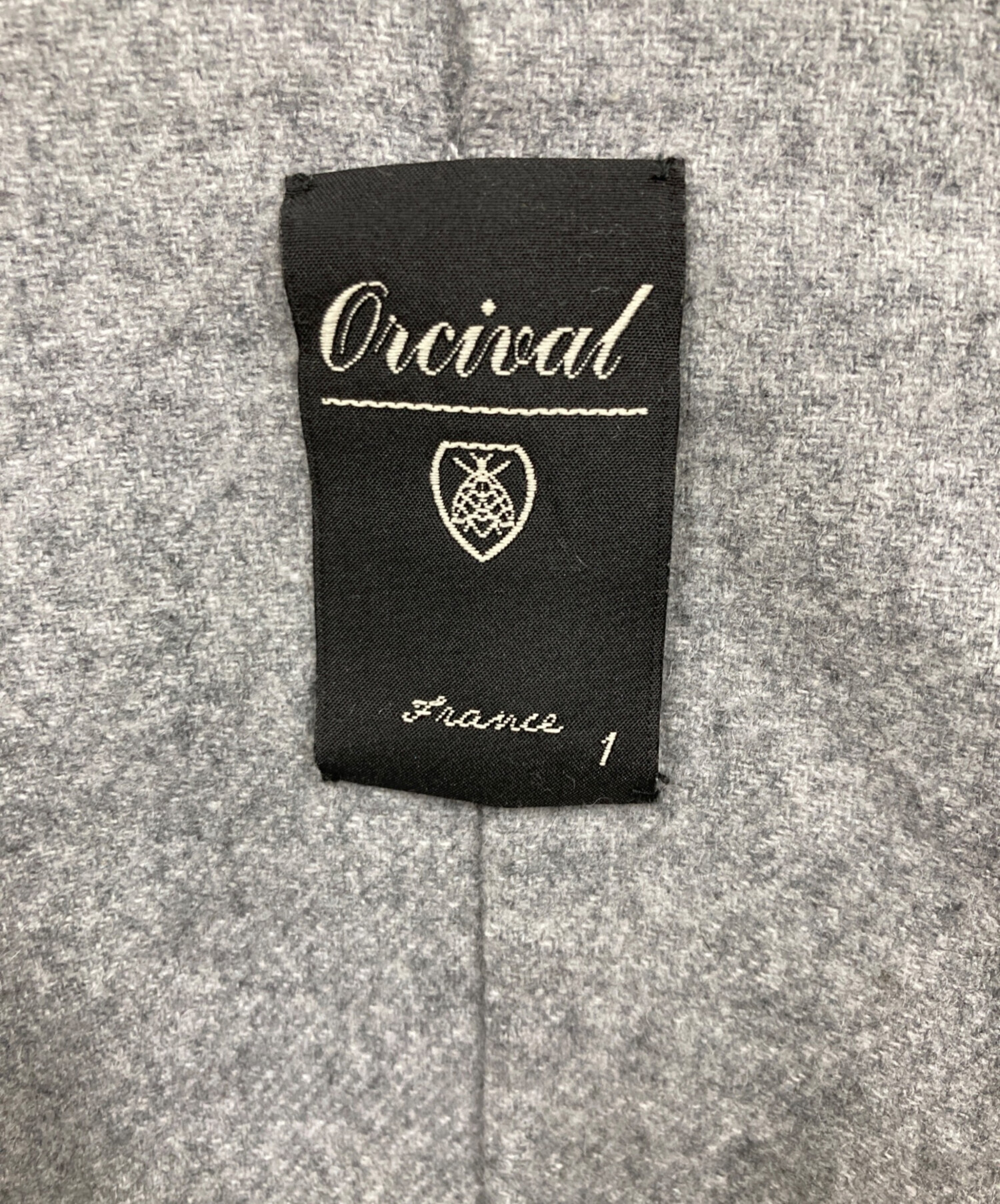 いー子さん専用★美品★Orcivalオーシバル★ジャケット★グレー★S位 中古・古着通販】ORCIVAL (オーシバル) WOOL ZIP SHORT JACKET グレー