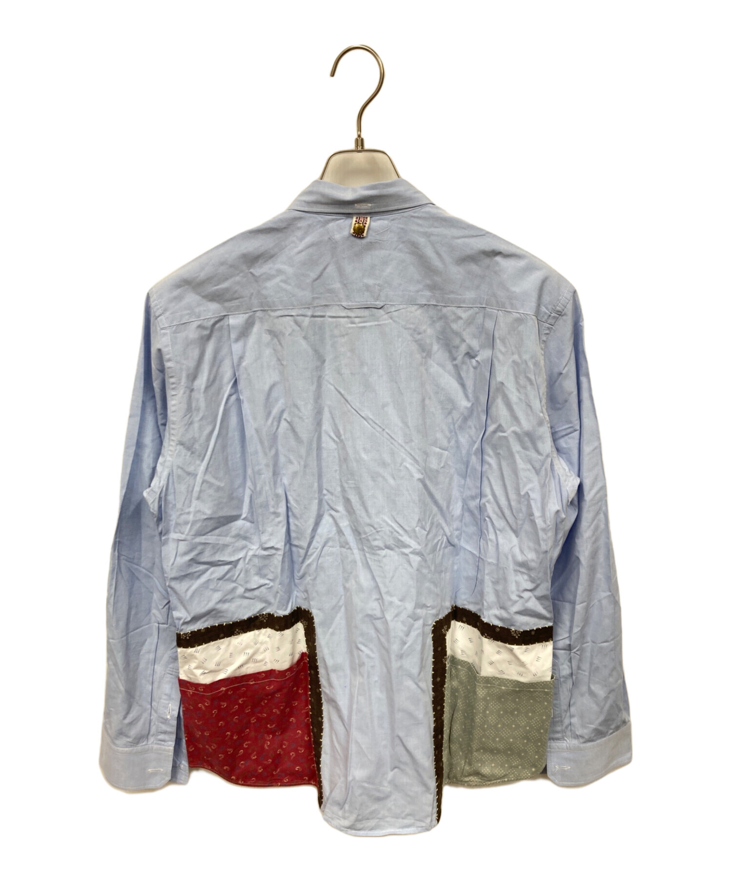 中古・古着通販】VISVIM (ビズビム) パッチワークボタンダウンシャツ