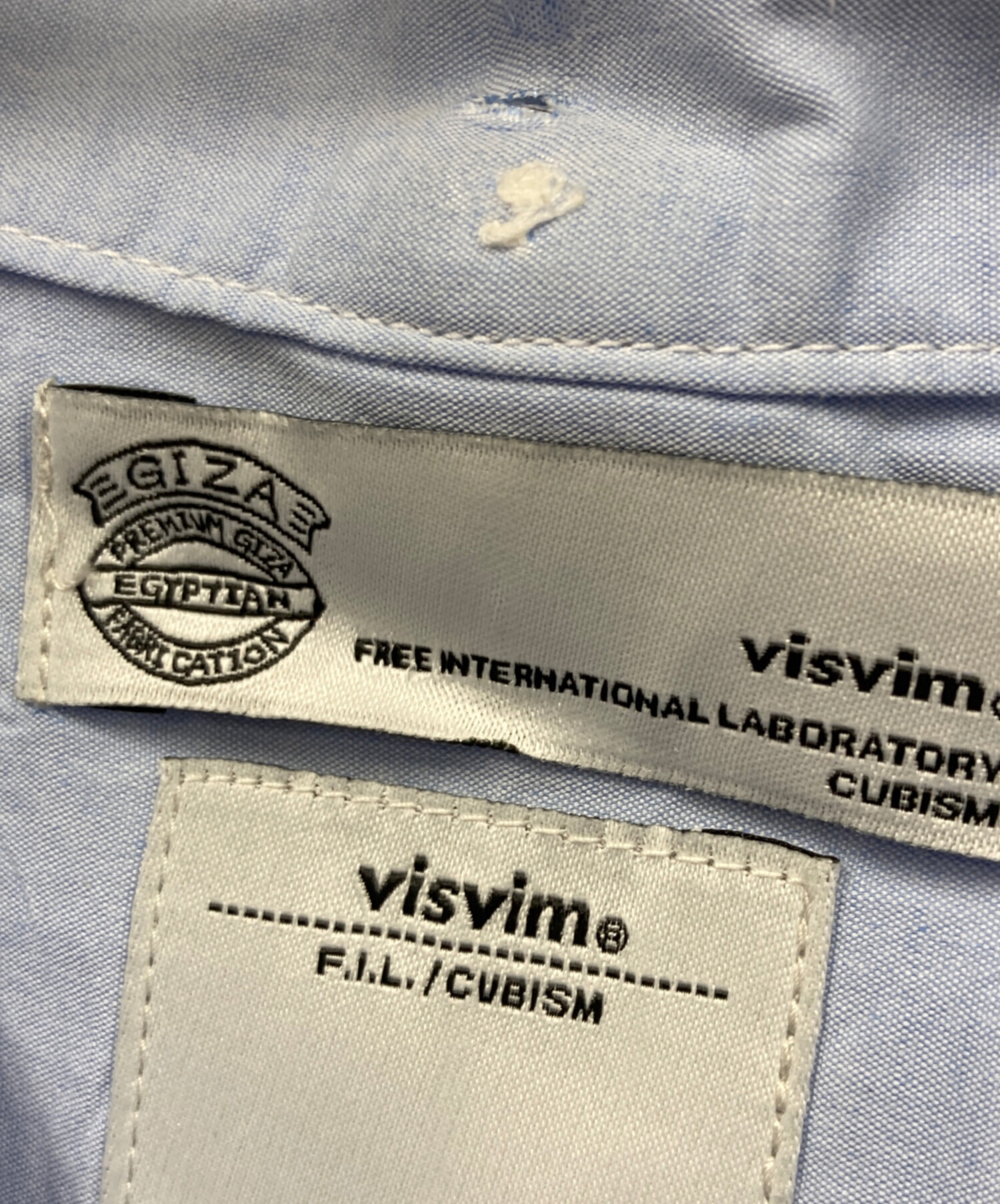 中古・古着通販】VISVIM (ビズビム) パッチワークボタンダウンシャツ