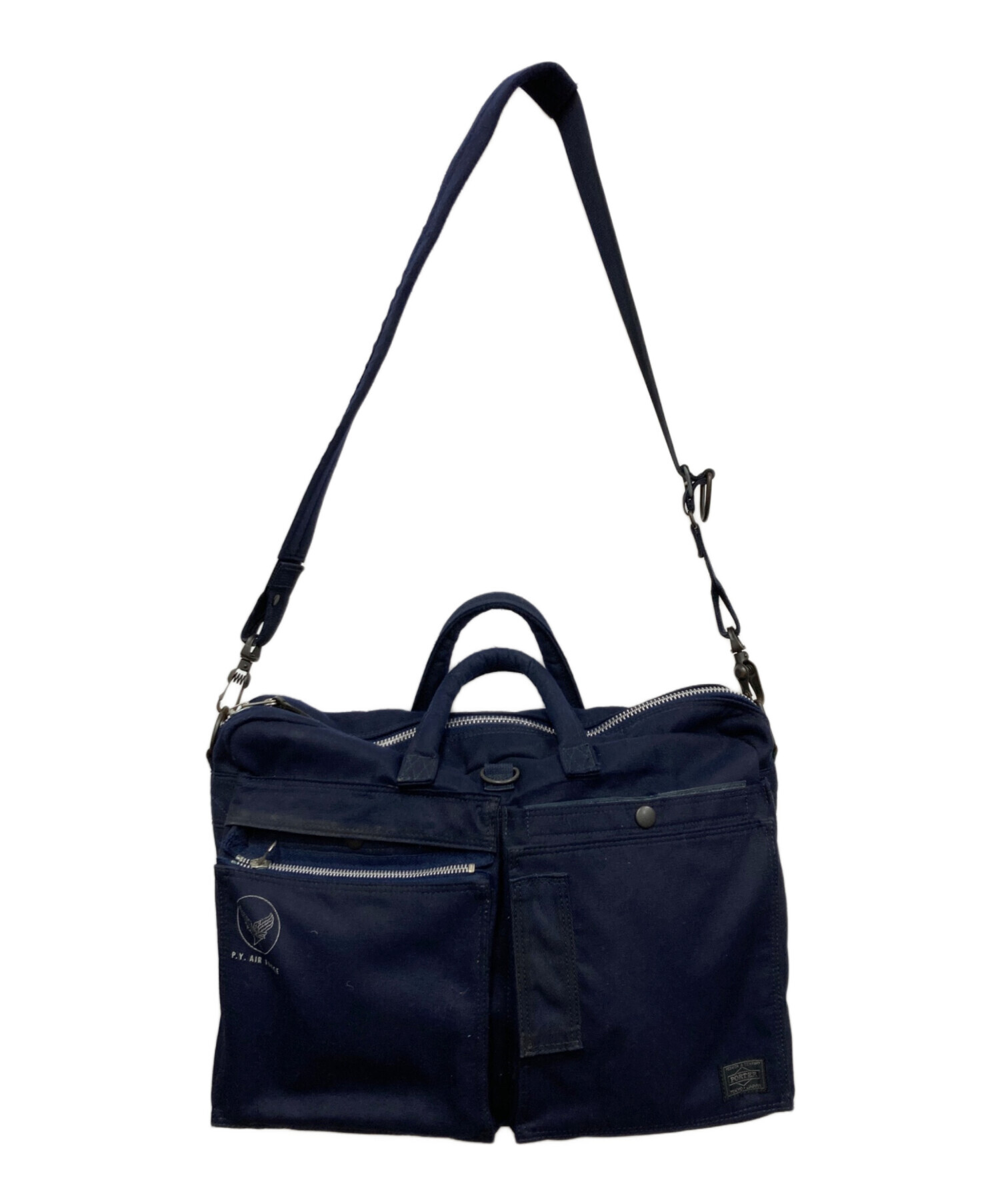 中古・古着通販】PORTER (ポーター) 2WAY BRIEFCASE ネイビー