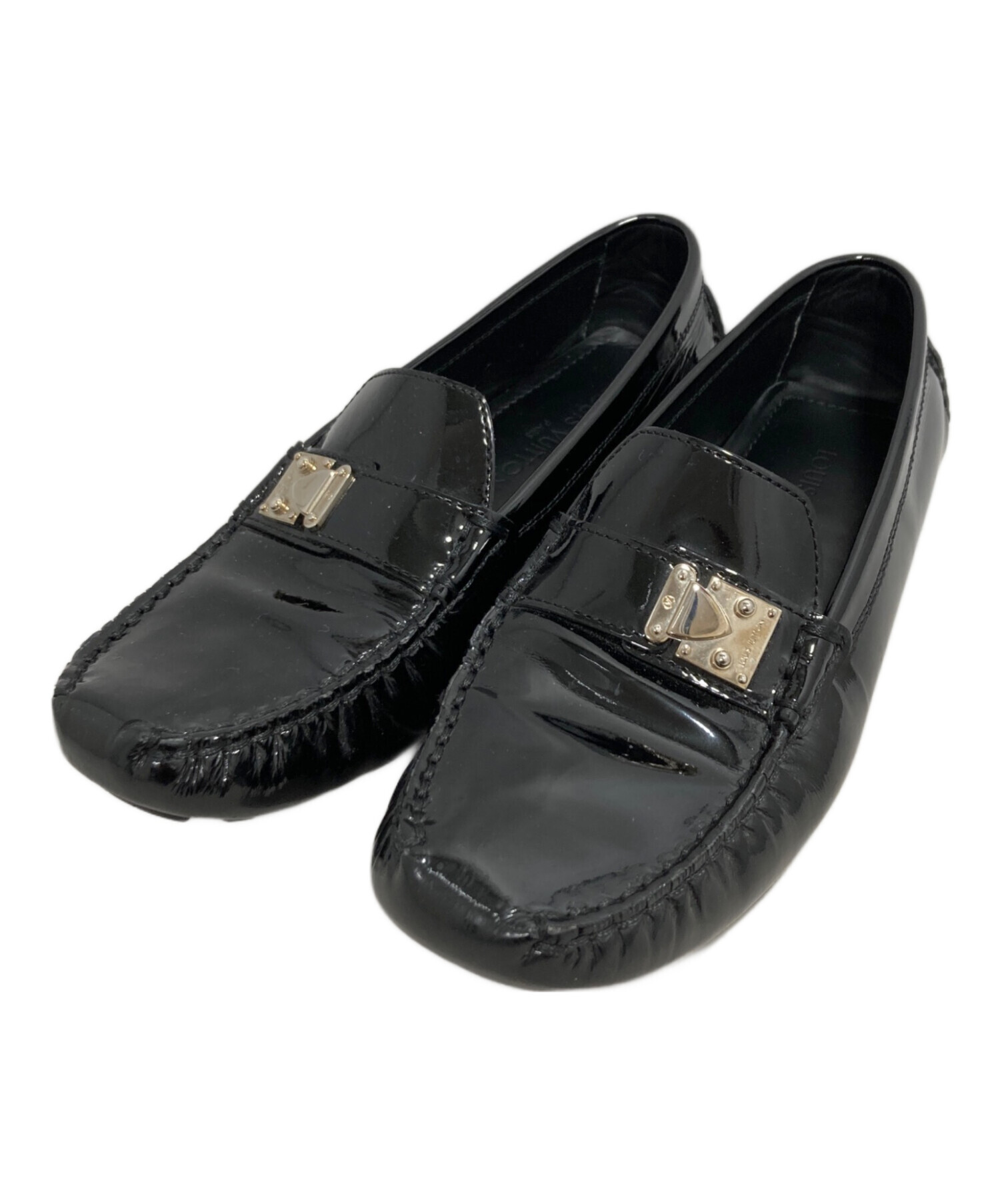 【美品】LOUIS VUITTONレザー パテント ドレスシューズ 中古・古着通販】LOUIS VUITTON (ルイ ヴィトン) パテントレザー