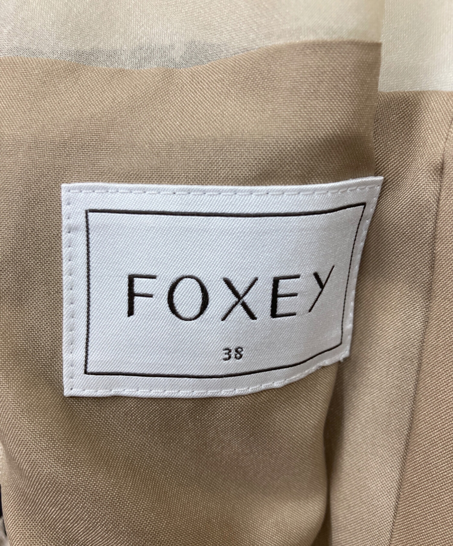 中古・古着通販】FOXEY (フォクシー) ワンピース ブラック サイズ:38