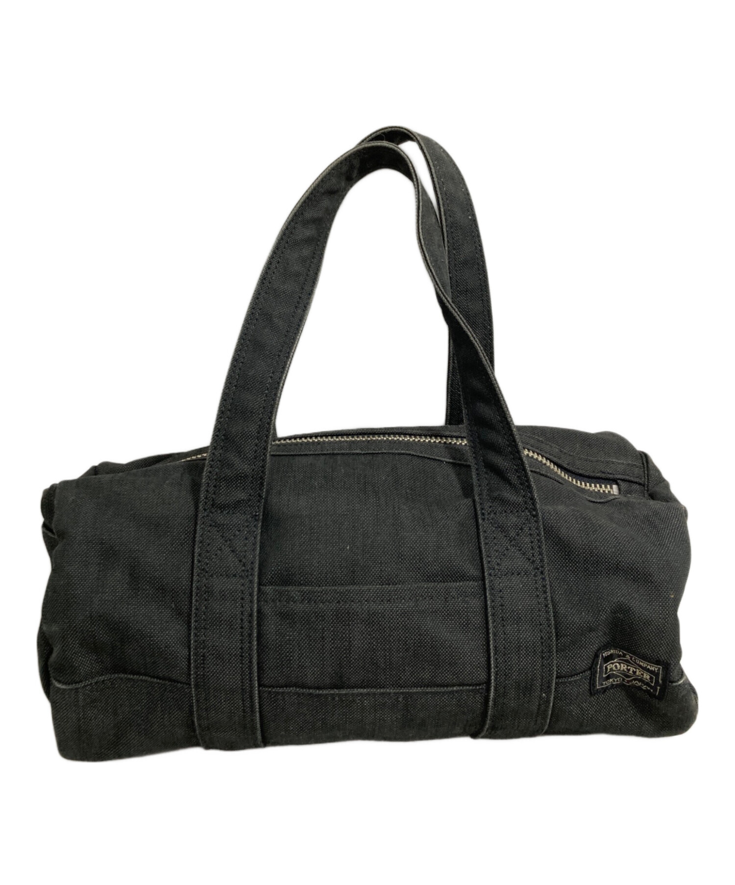 中古・古着通販】PORTER (ポーター) ミニボストンバッグ ブラック 